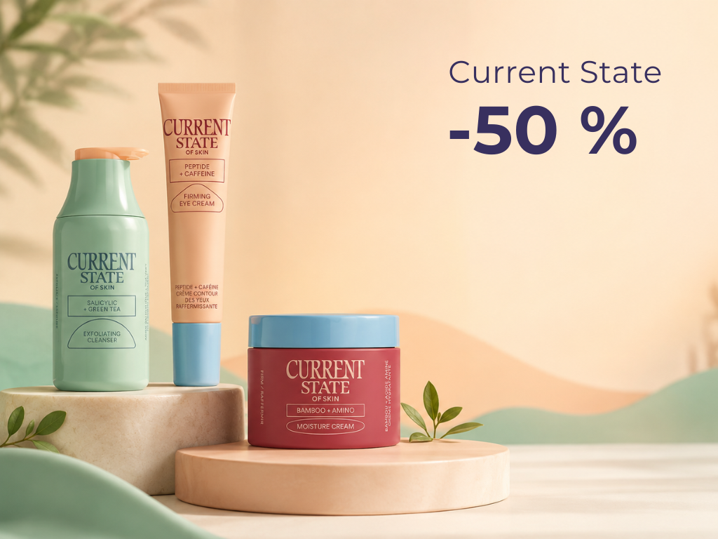 -50 % Current State kosmetikai