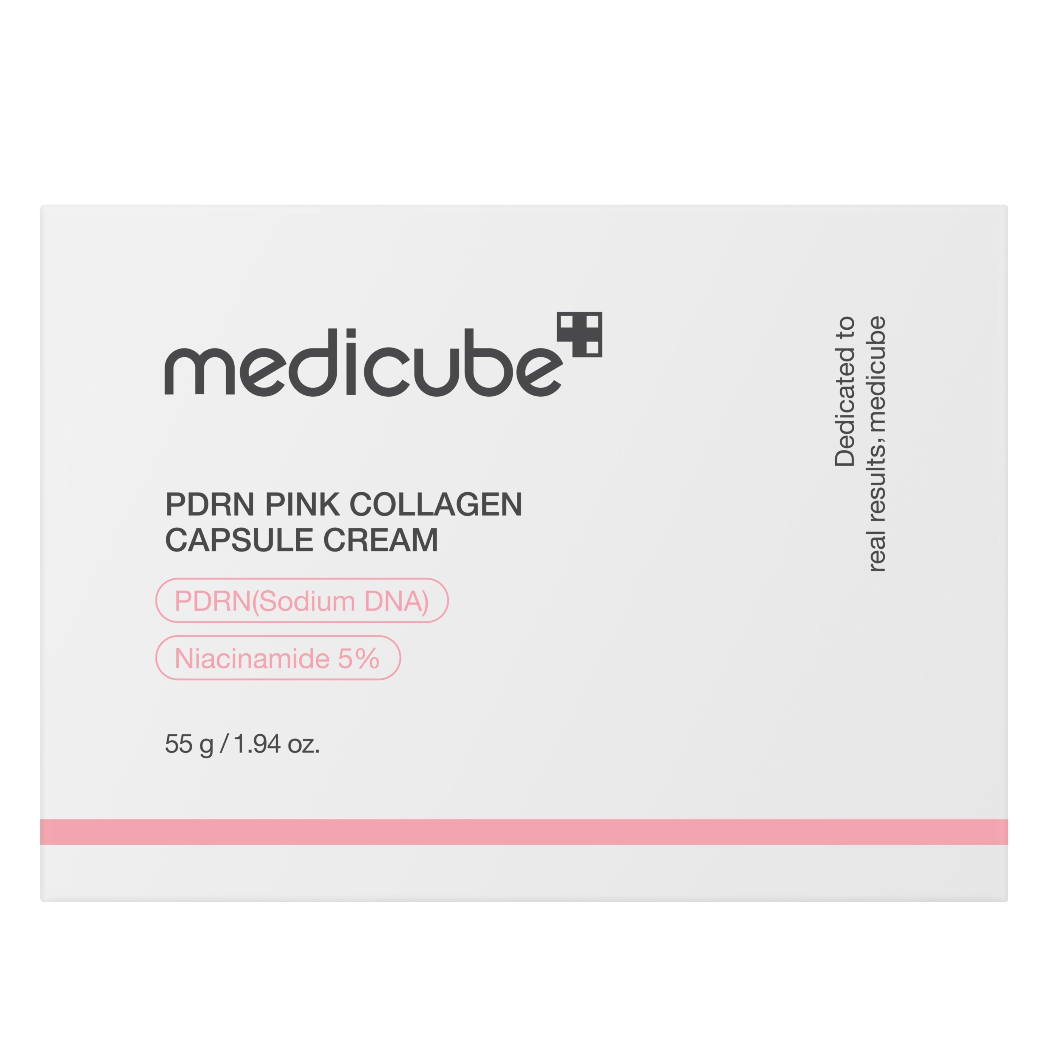 MEDICUBE PDRN Pink Collagen Capsule Cream veido kremas