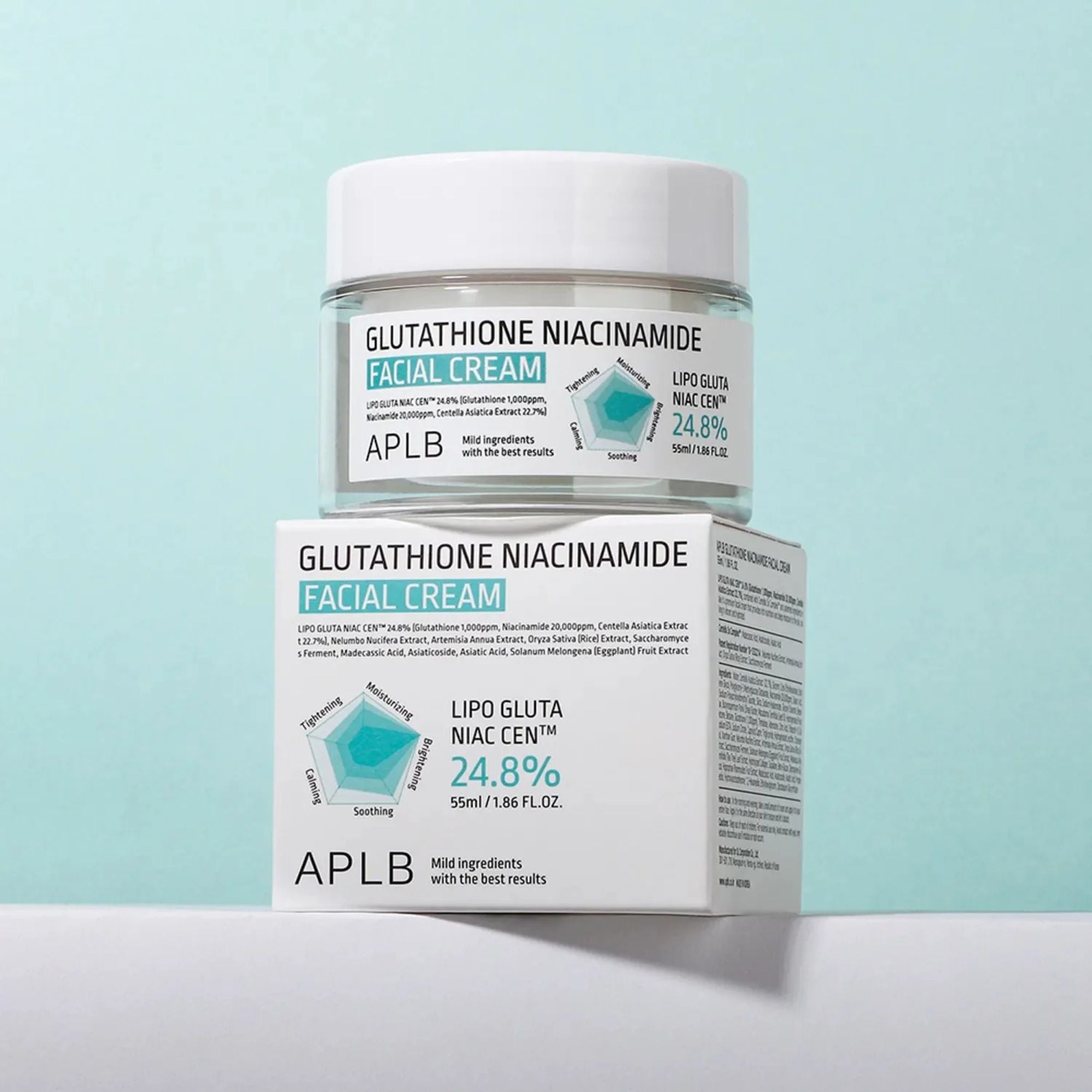 APLB Glutathione Niacinamide Facial Cream veido kremas 1