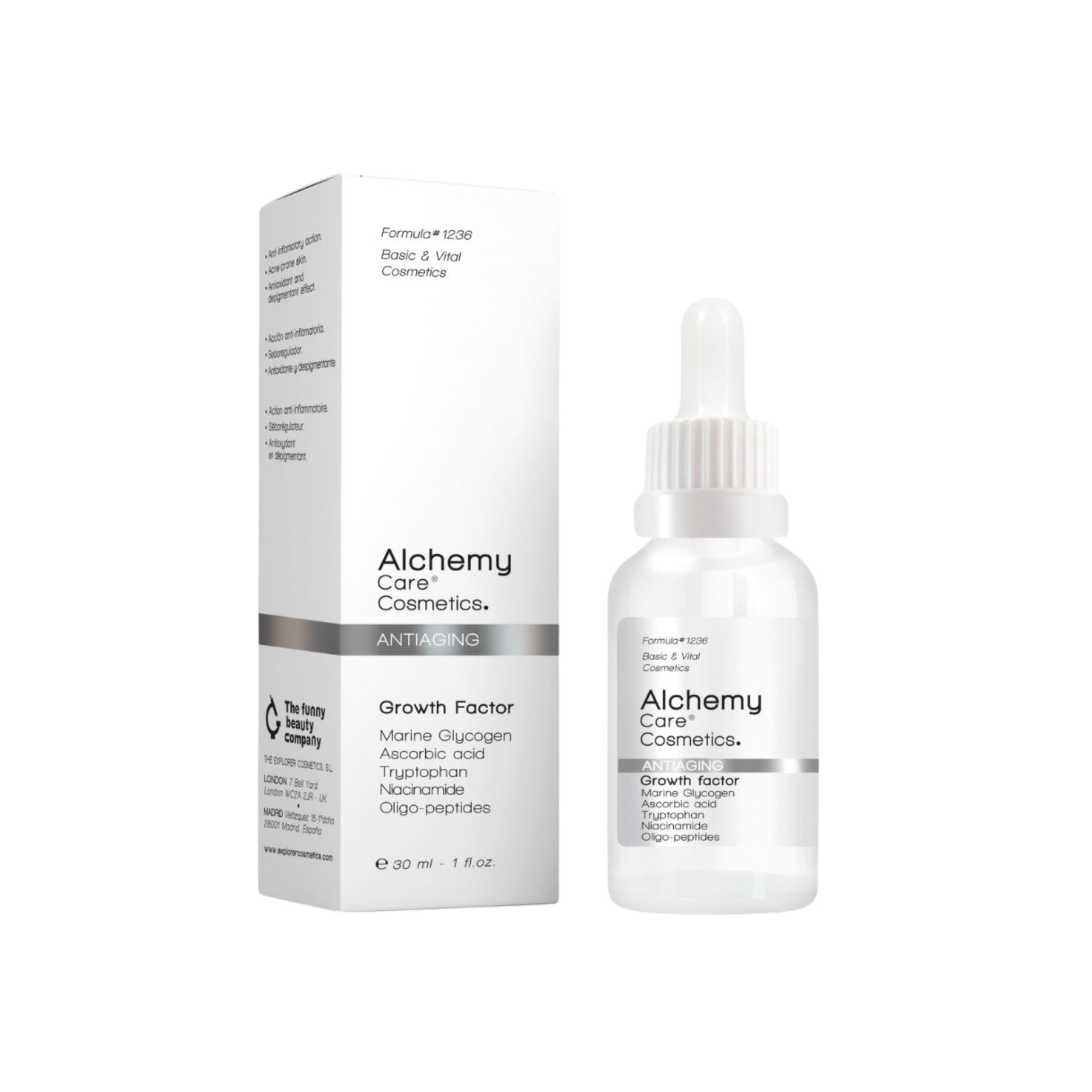Alchemy Anti-Aging Growth Factor serumas odos senėjimo požymiams mažinti