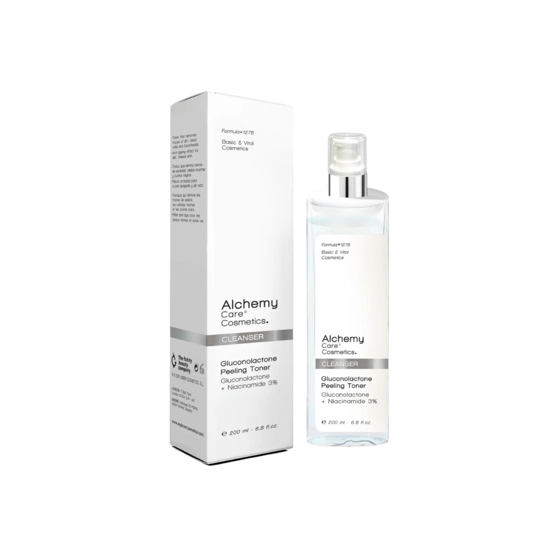 Alchemy Cleanser Gluconolactone Peeling Toner eksfolijuojantis veido tonikas