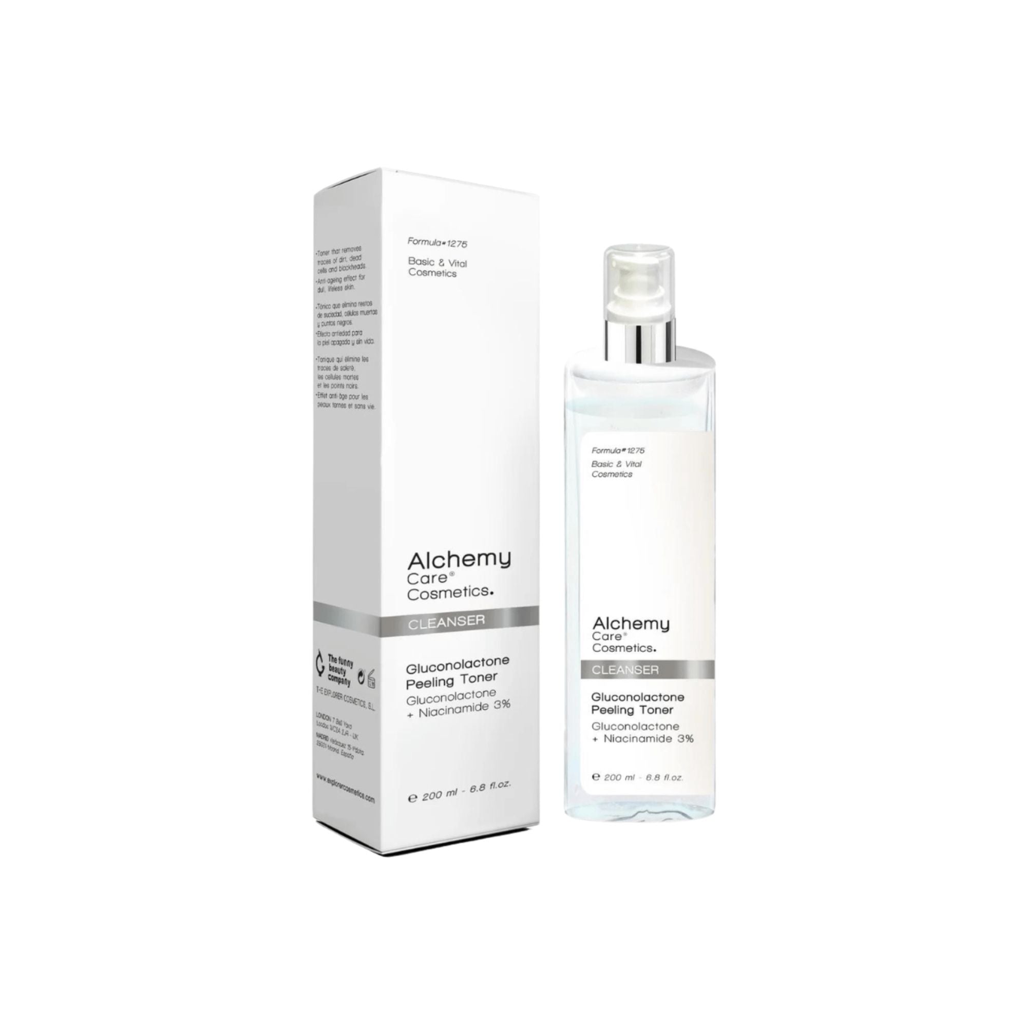 Alchemy Cleanser Gluconolactone Peeling Toner eksfolijuojantis veido tonikas