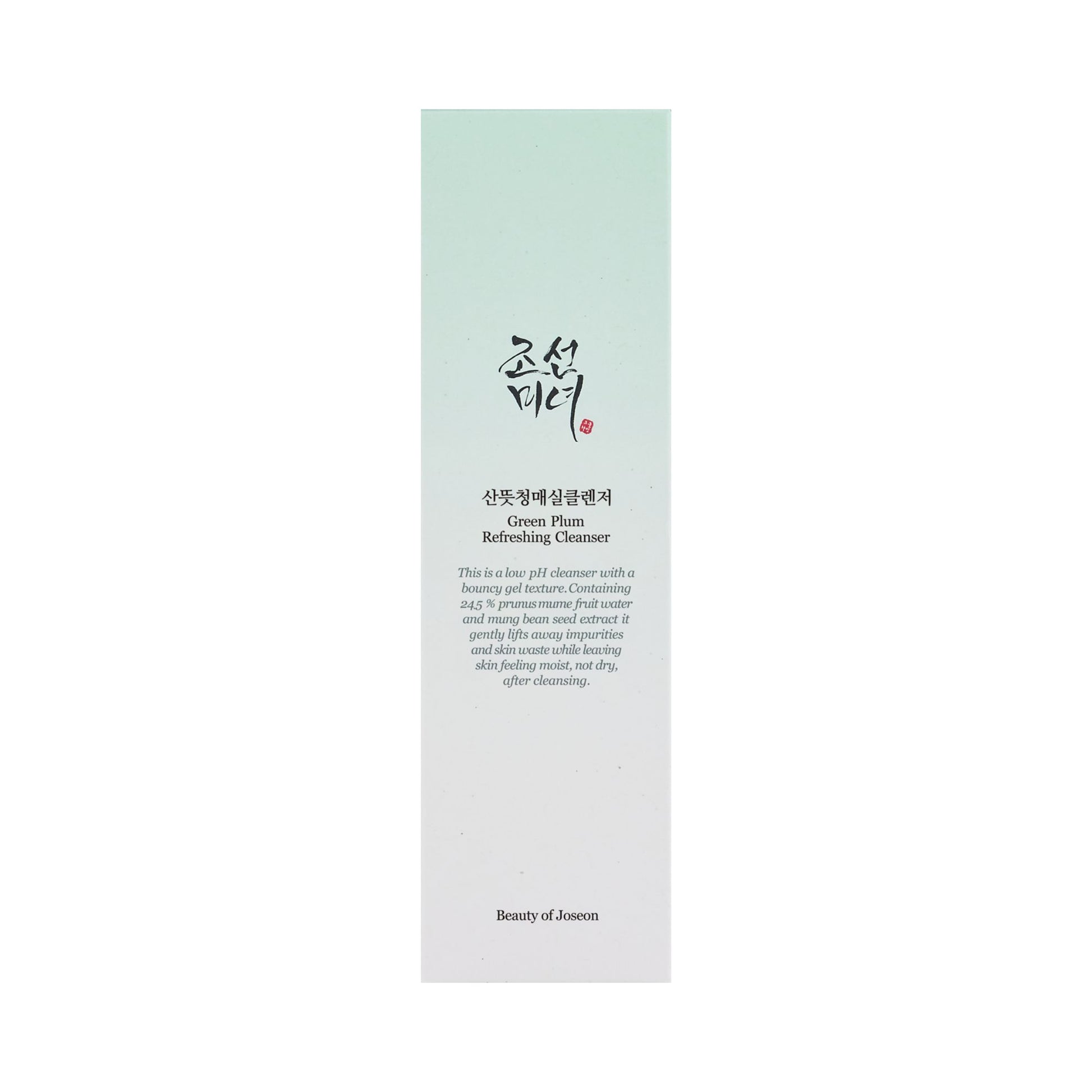 BEAUTY OF JOSEON Green Plum Refreshing Cleanser gaivinantis veido prausiklis 2