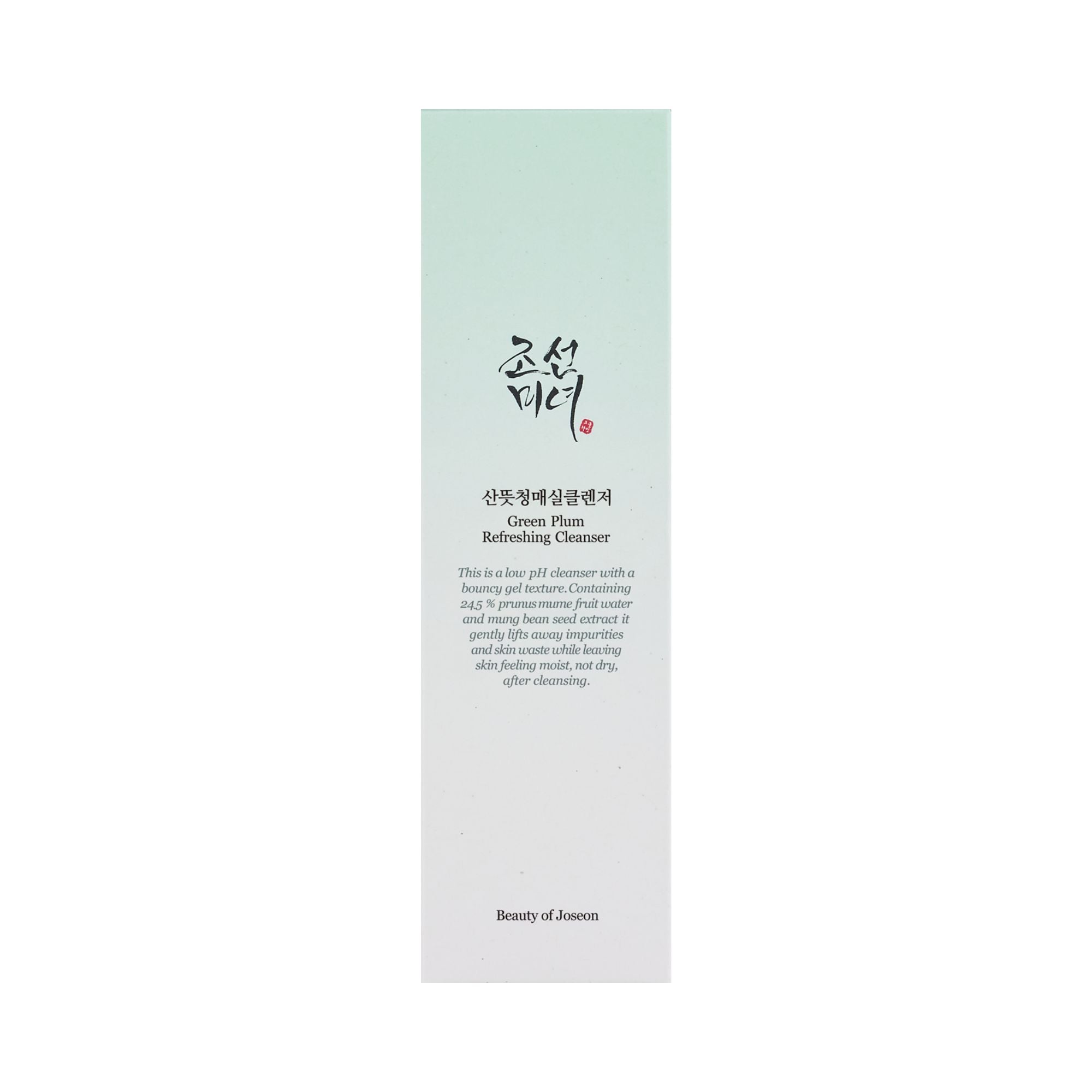 BEAUTY OF JOSEON Green Plum Refreshing Cleanser gaivinantis veido prausiklis 2