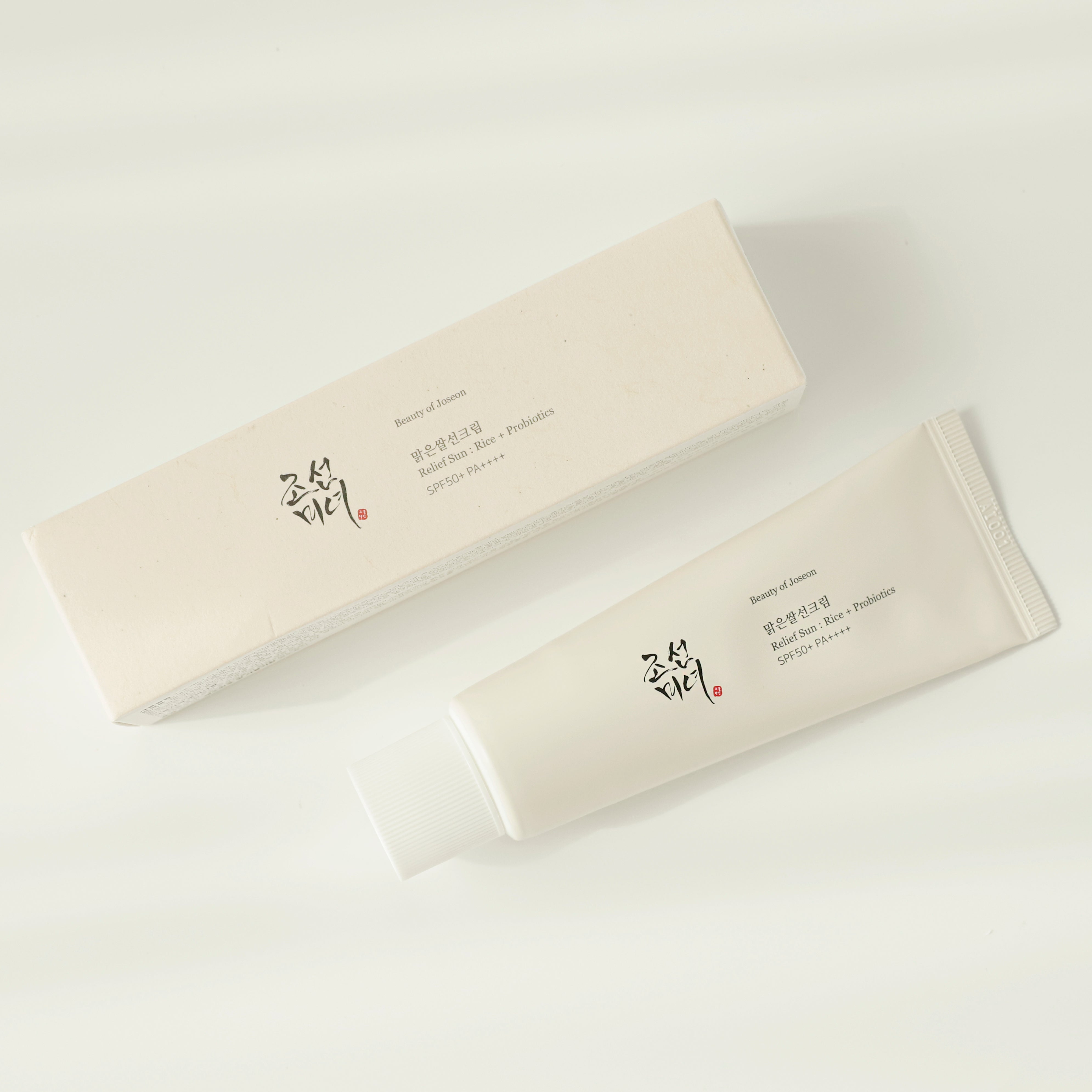 BEAUTY OF JOSEON Relief Sun: Rice + Probiotics SPF50+ apsauginis kremas nuo saulės 4