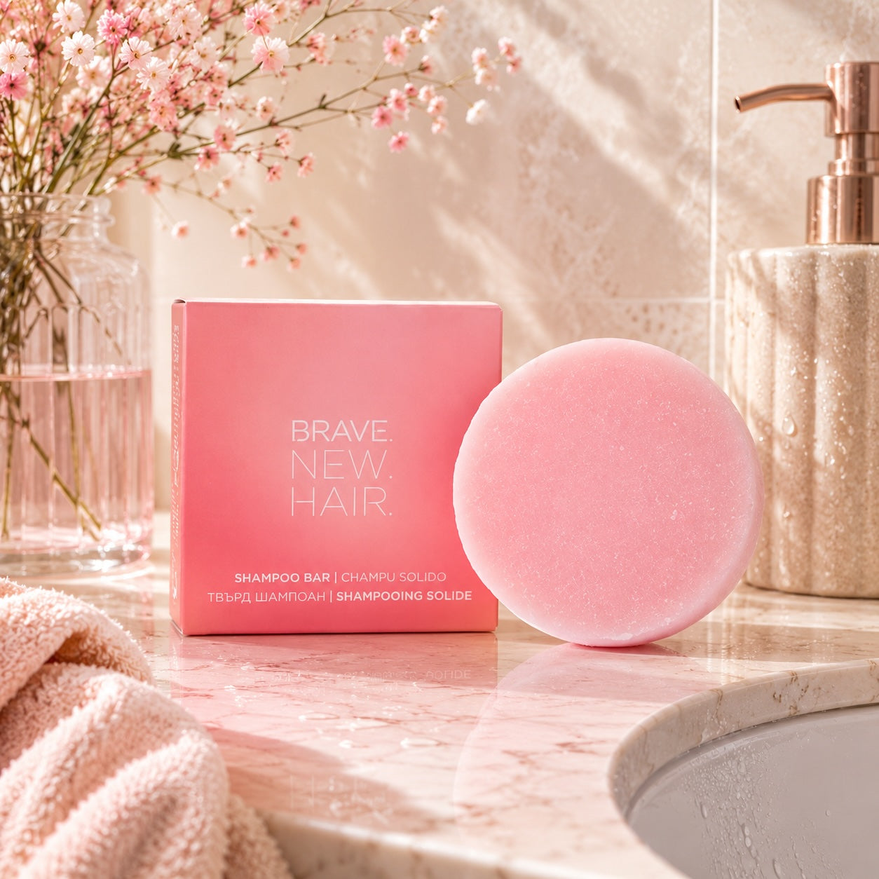 Brave New Hair Solid Shampoo kietas šampūnas