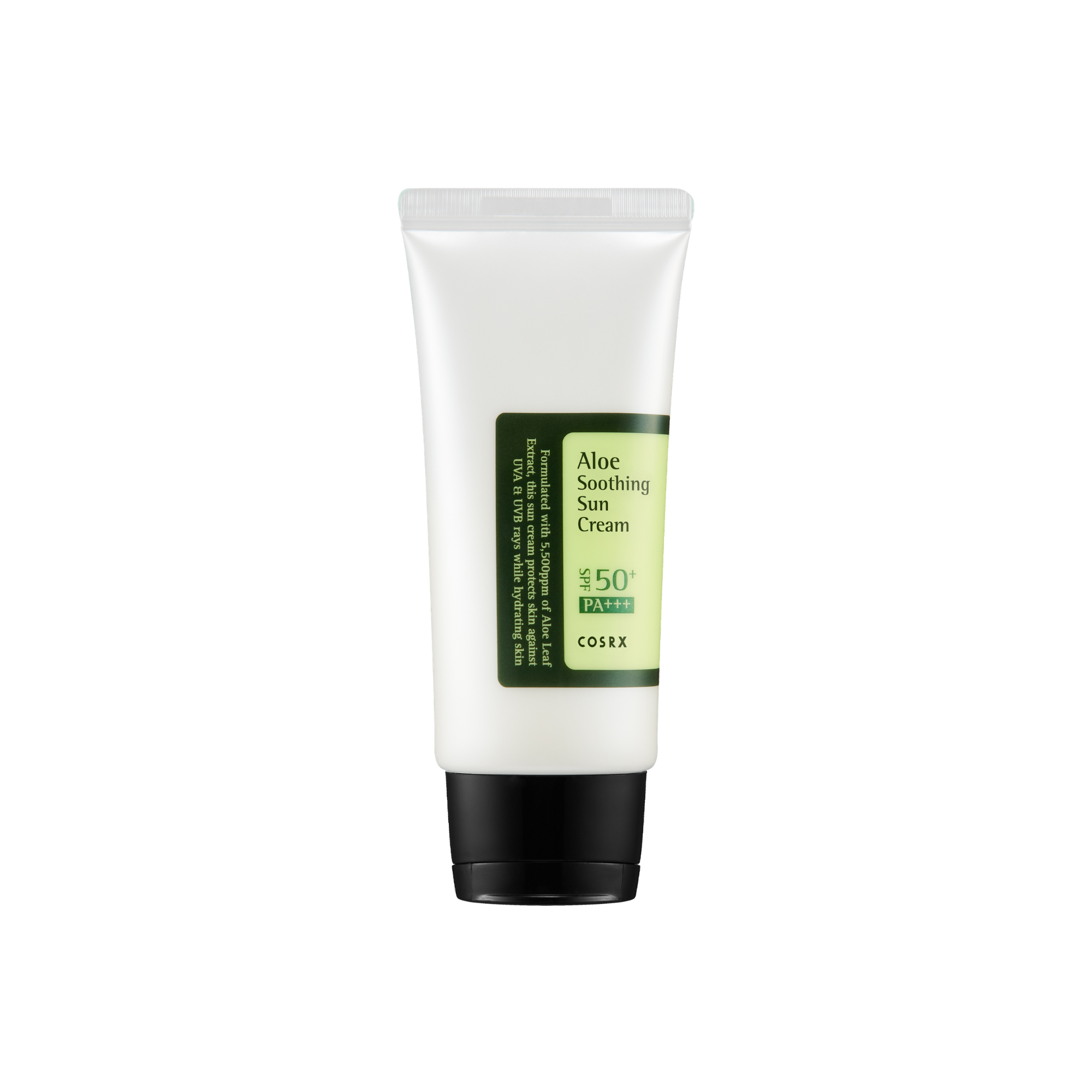 COSRX Aloe Soothing Sun Cream SPF50+ PA+++ apsauginis kremas nuo saulės 1