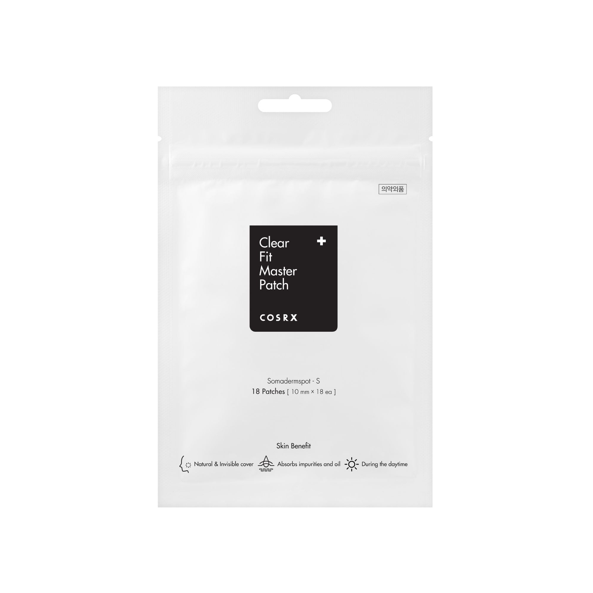 COSRX Master Patch Clear Fit pleistrai spuogams 2