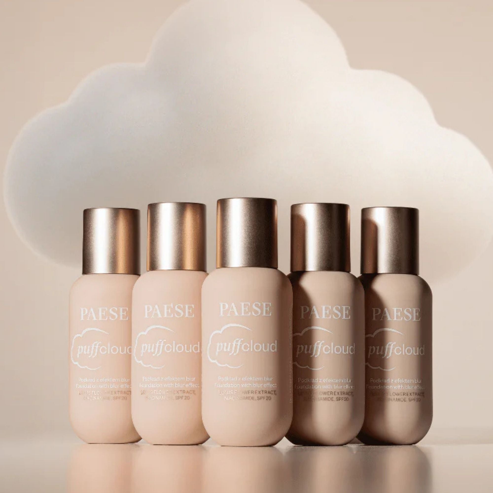 PAESE Puff Cloud kreminė pudra