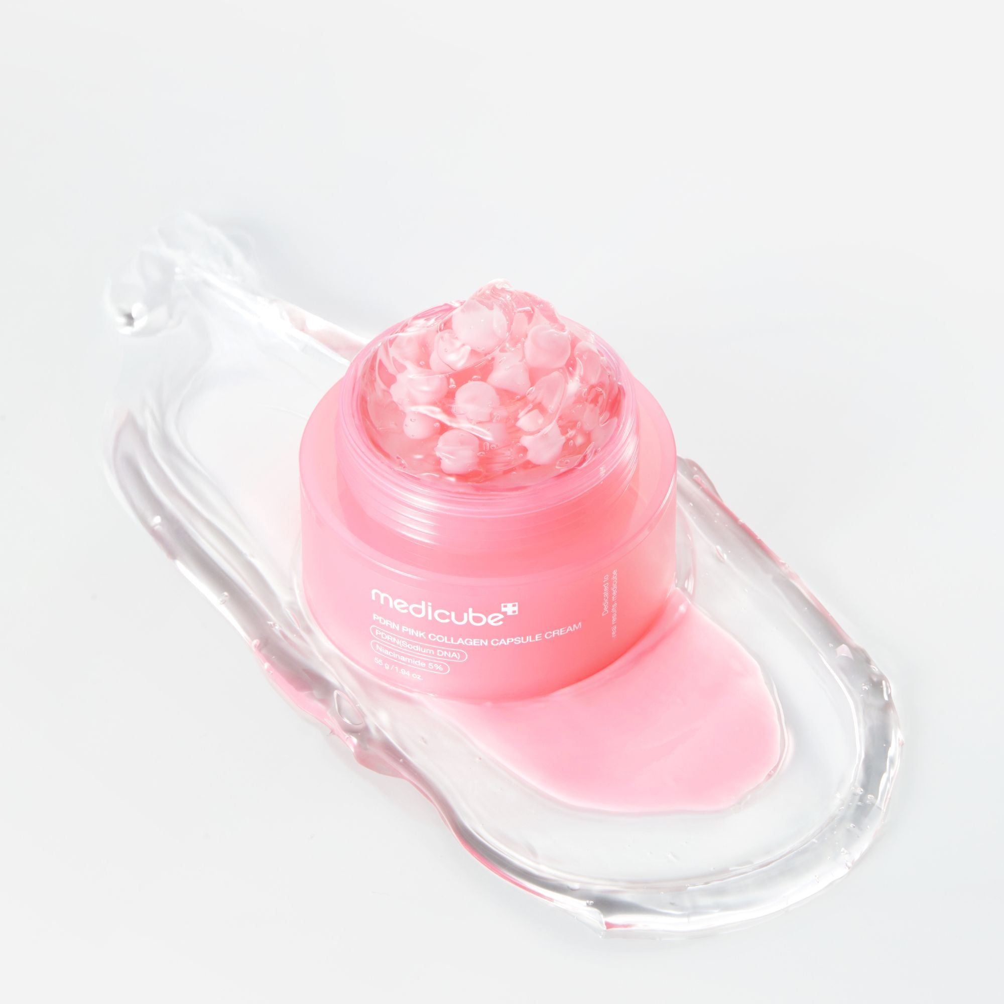 MEDICUBE PDRN Pink Collagen Capsule Cream veido kremas