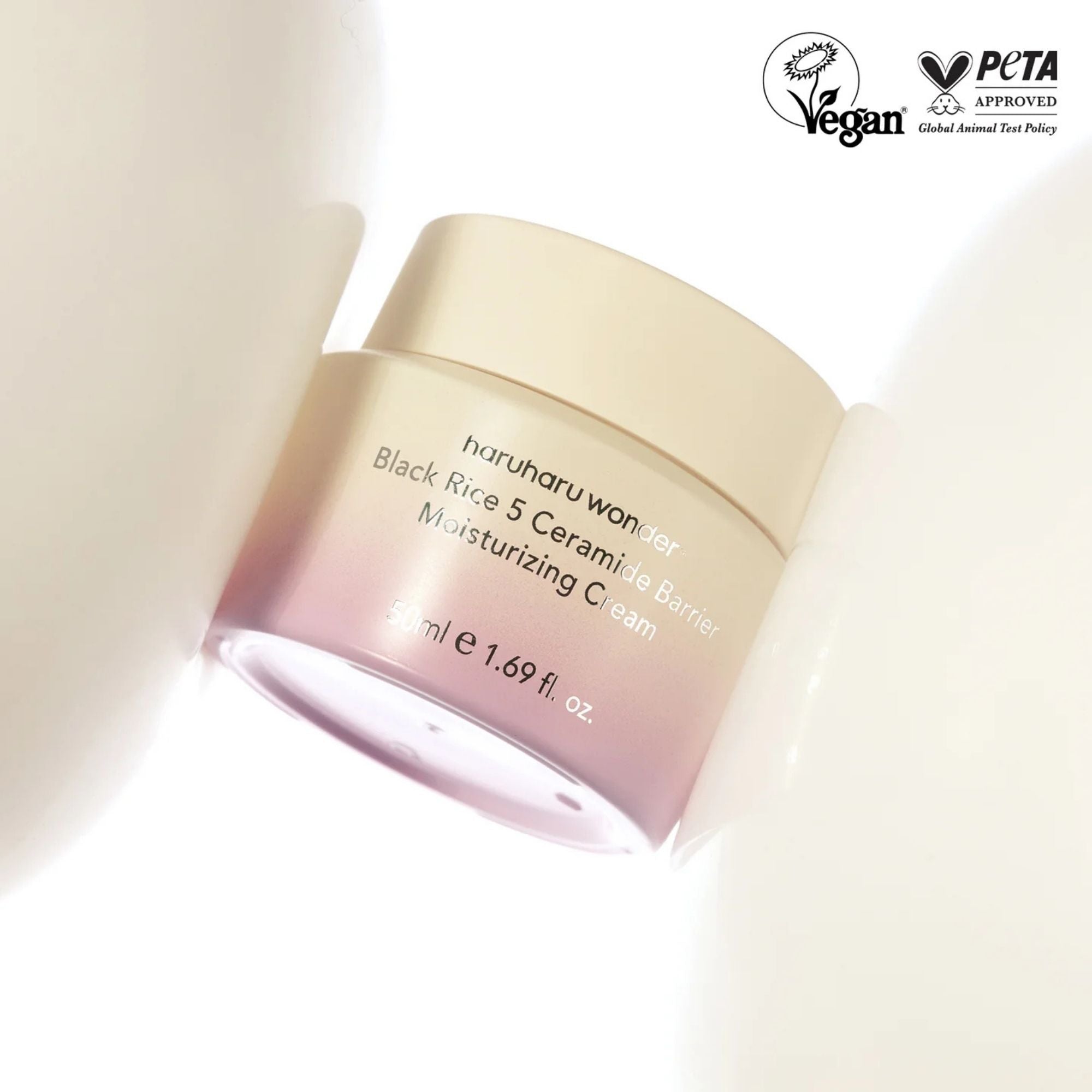 Haruharu Wonder Black Rice 5 Ceramide Barrier Moisturizing Cream veido kremas