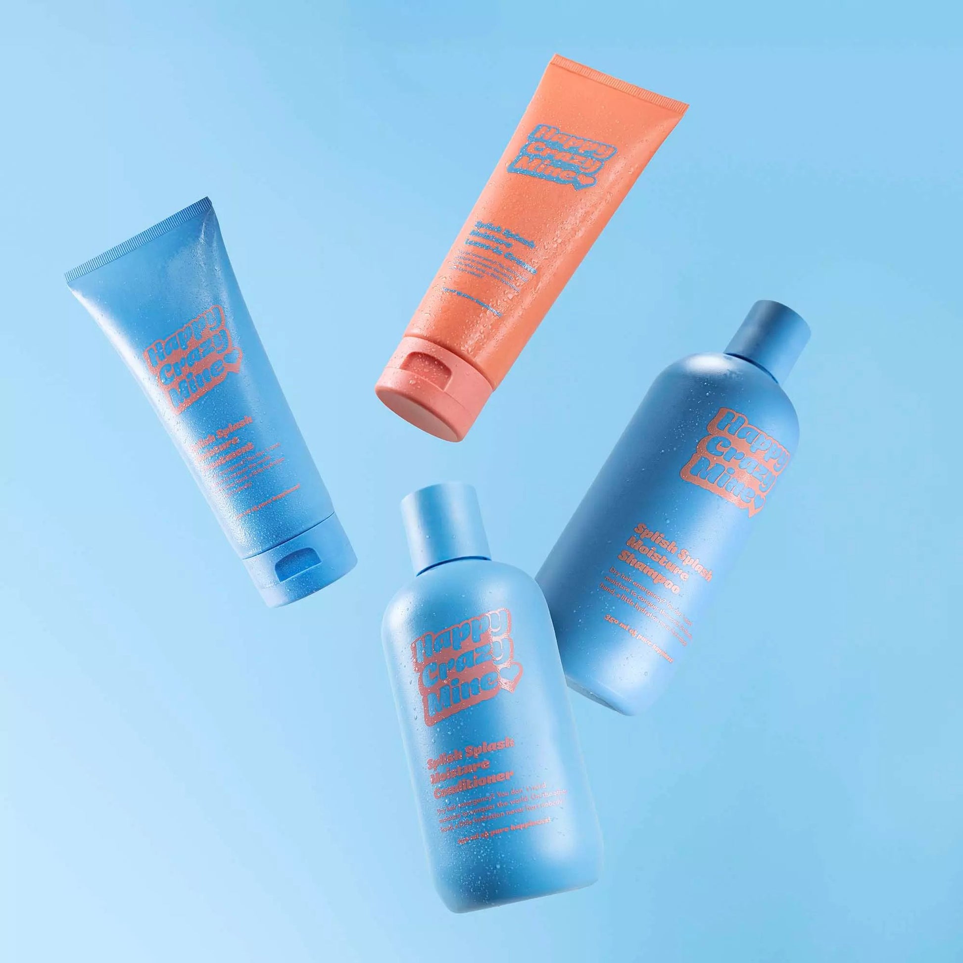 Happy Crazy Mine Splish Splash Moisture Leave-in Creme nenuplaunamas drėkinamasis kremas plaukams 2