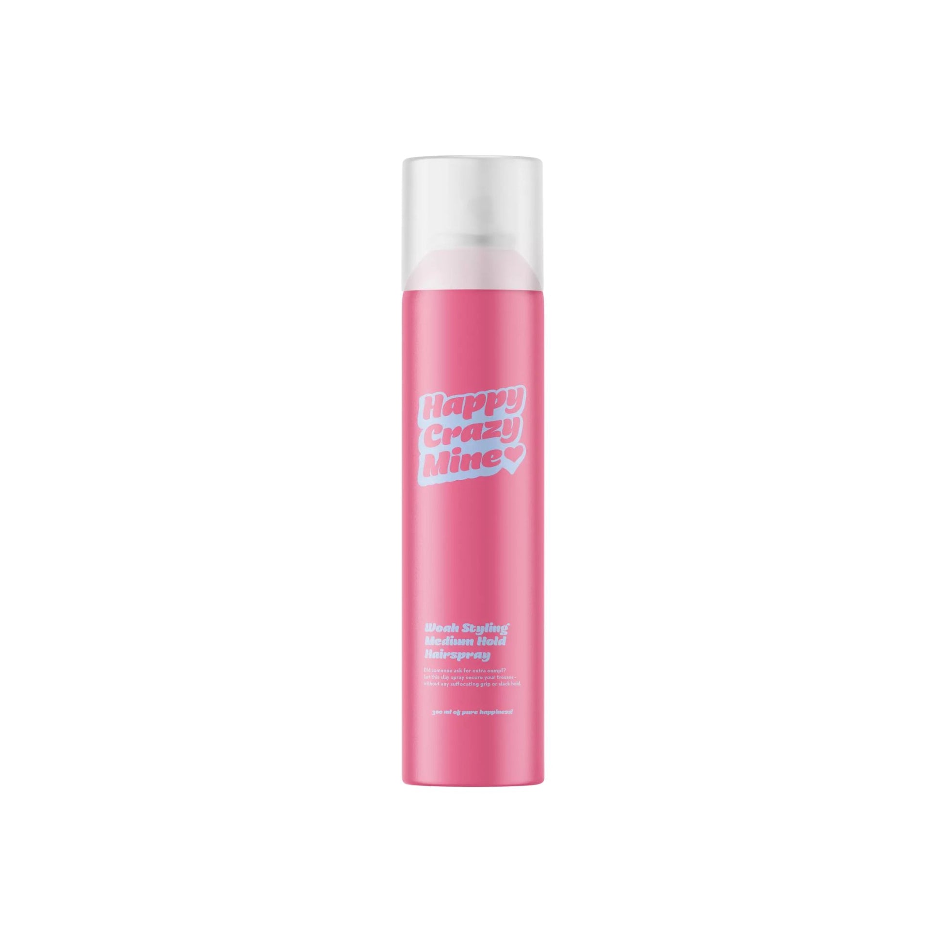 Happy Crazy Mine Woah Styling Hairspray vidutinės fiksacijos plaukų lakas