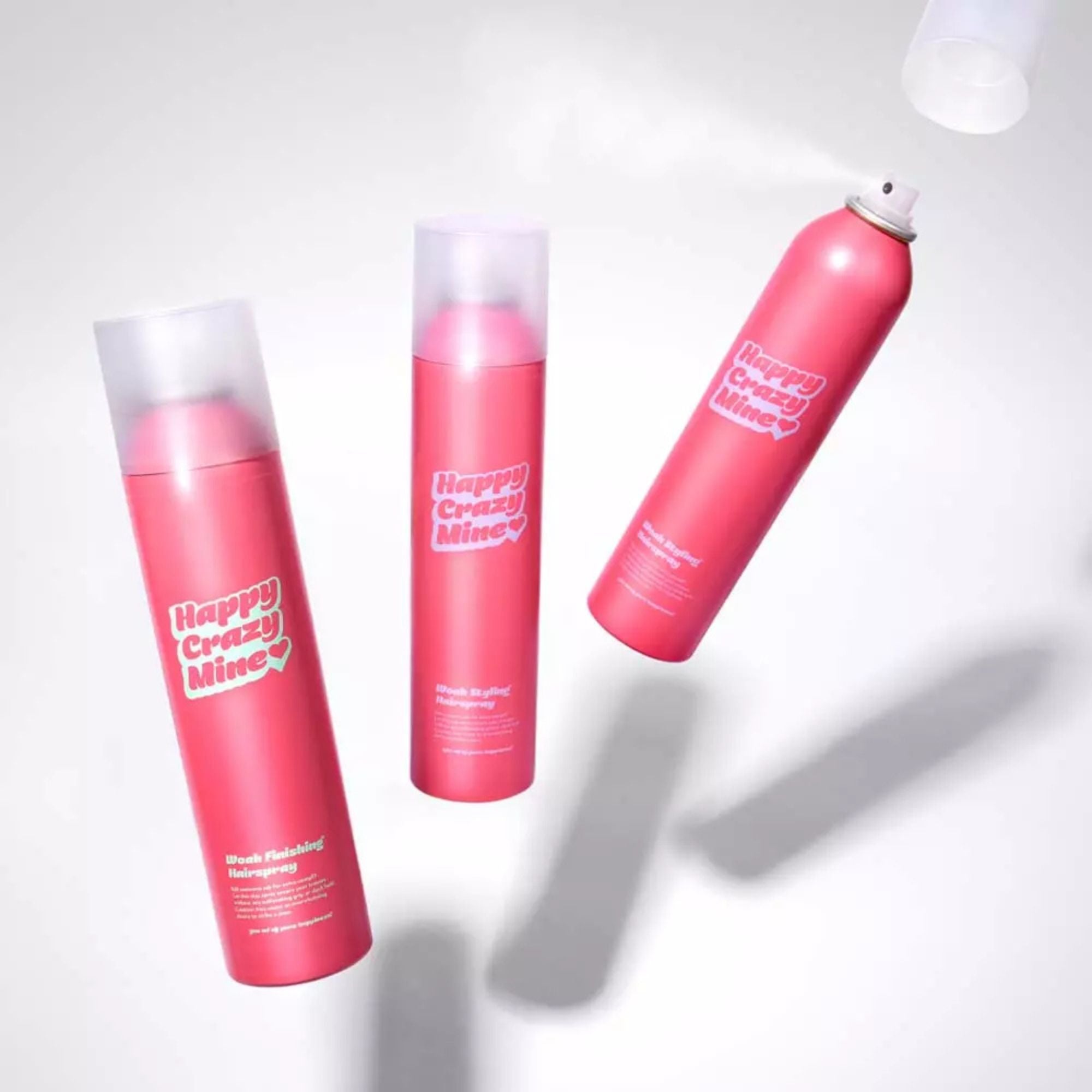 Happy Crazy Mine Woah Styling Hairspray vidutinės fiksacijos plaukų lakas 2