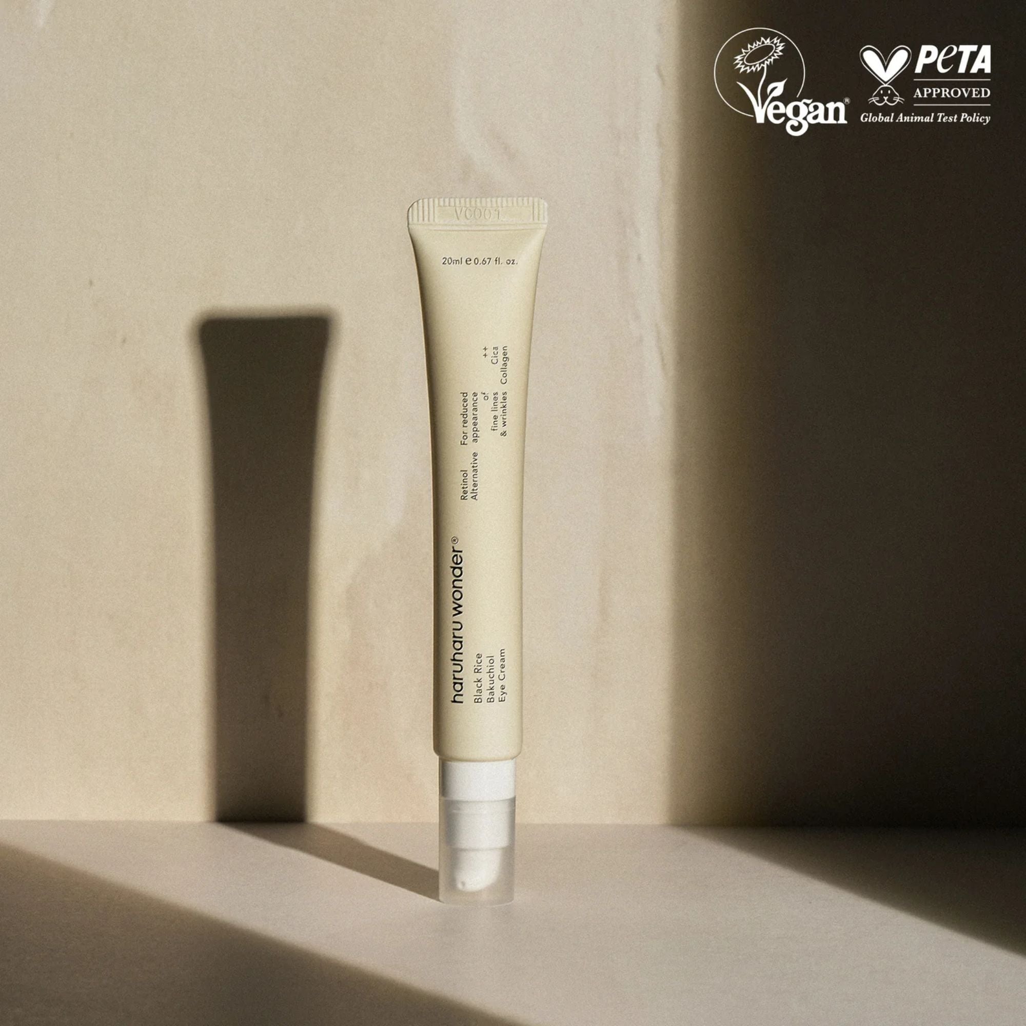 Haruharu Wonder Black Rice Bakuchiol Eye Cream paakių kremas 1