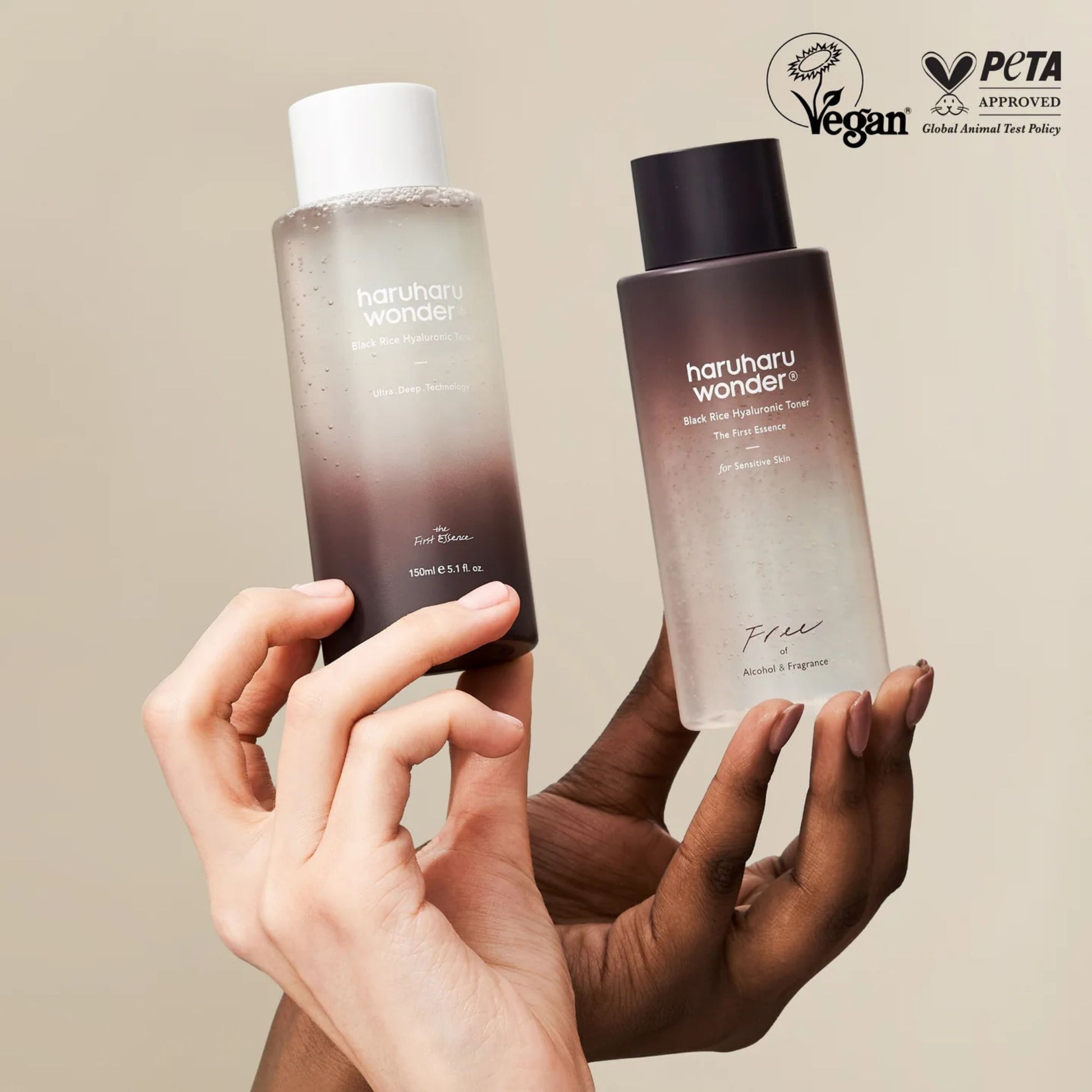 Haruharu Wonder Black Rice Hyaluronic Toner For Sensitive Skin veido tonikas 1