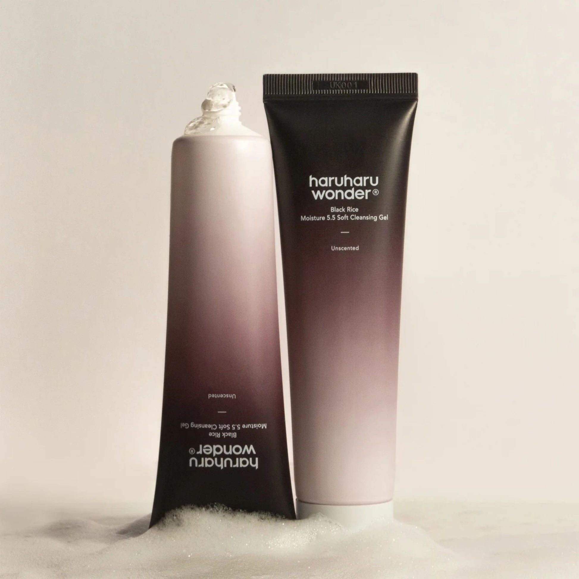 Haruharu Wonder Black Rice Moisture 5.5 Soft Cleansing Gel veido prausiklis 1