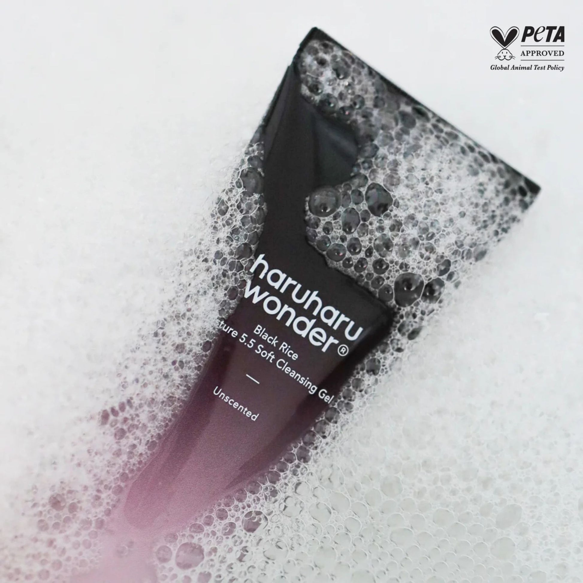 Haruharu Wonder Black Rice Moisture 5.5 Soft Cleansing Gel veido prausiklis 4