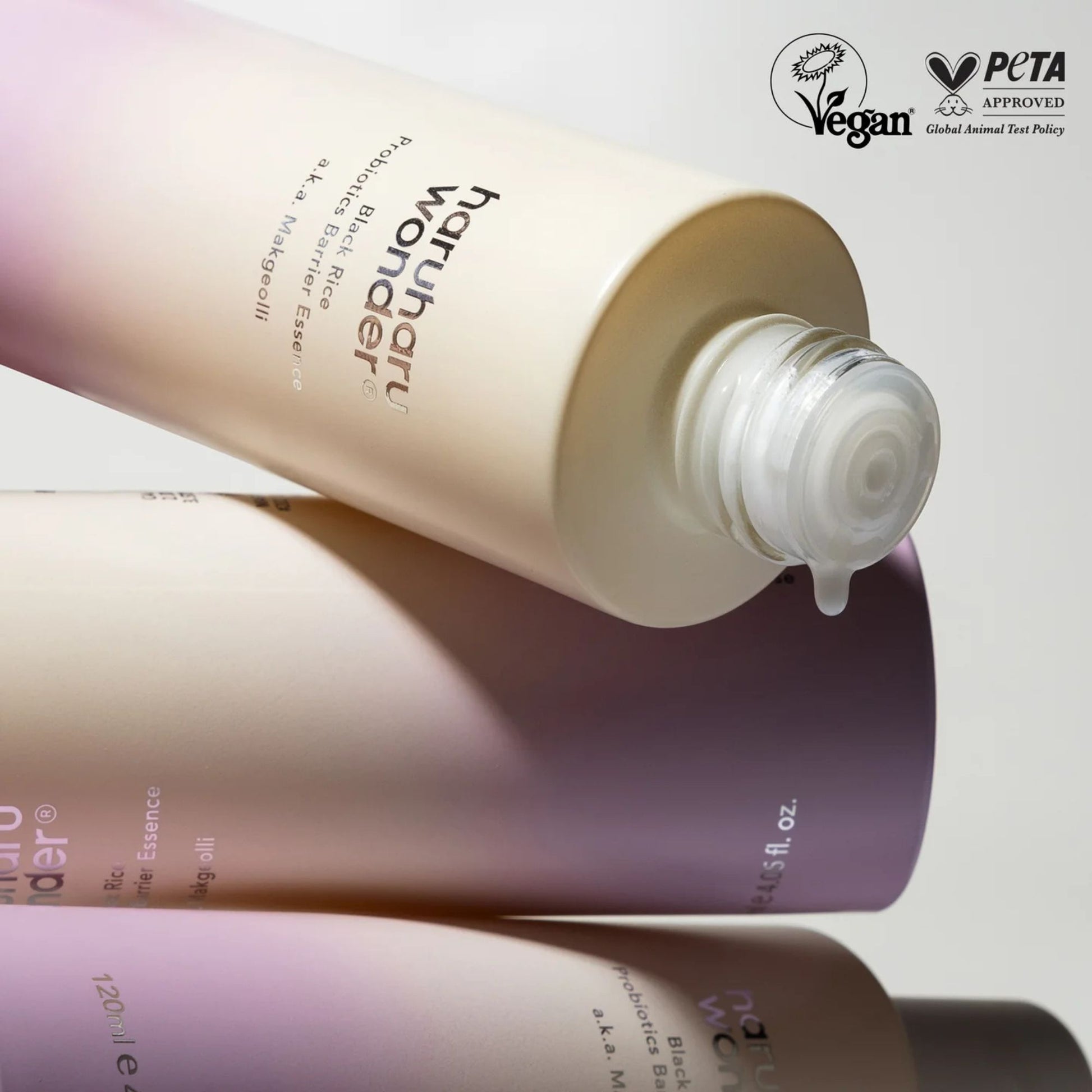 Haruharu Wonder Black Rice Probiotics Barrier Essence veido esencija 2