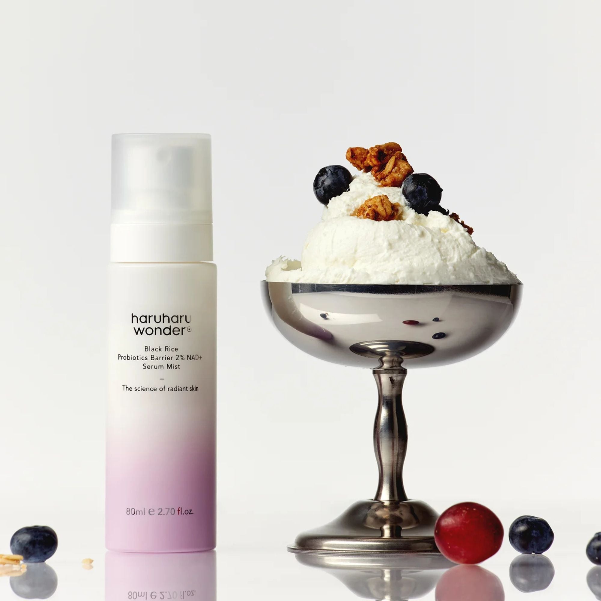 Haruharu Wonder Black Rice Probiotics Barrier NAD+ Serum Mist veido dulksna 5