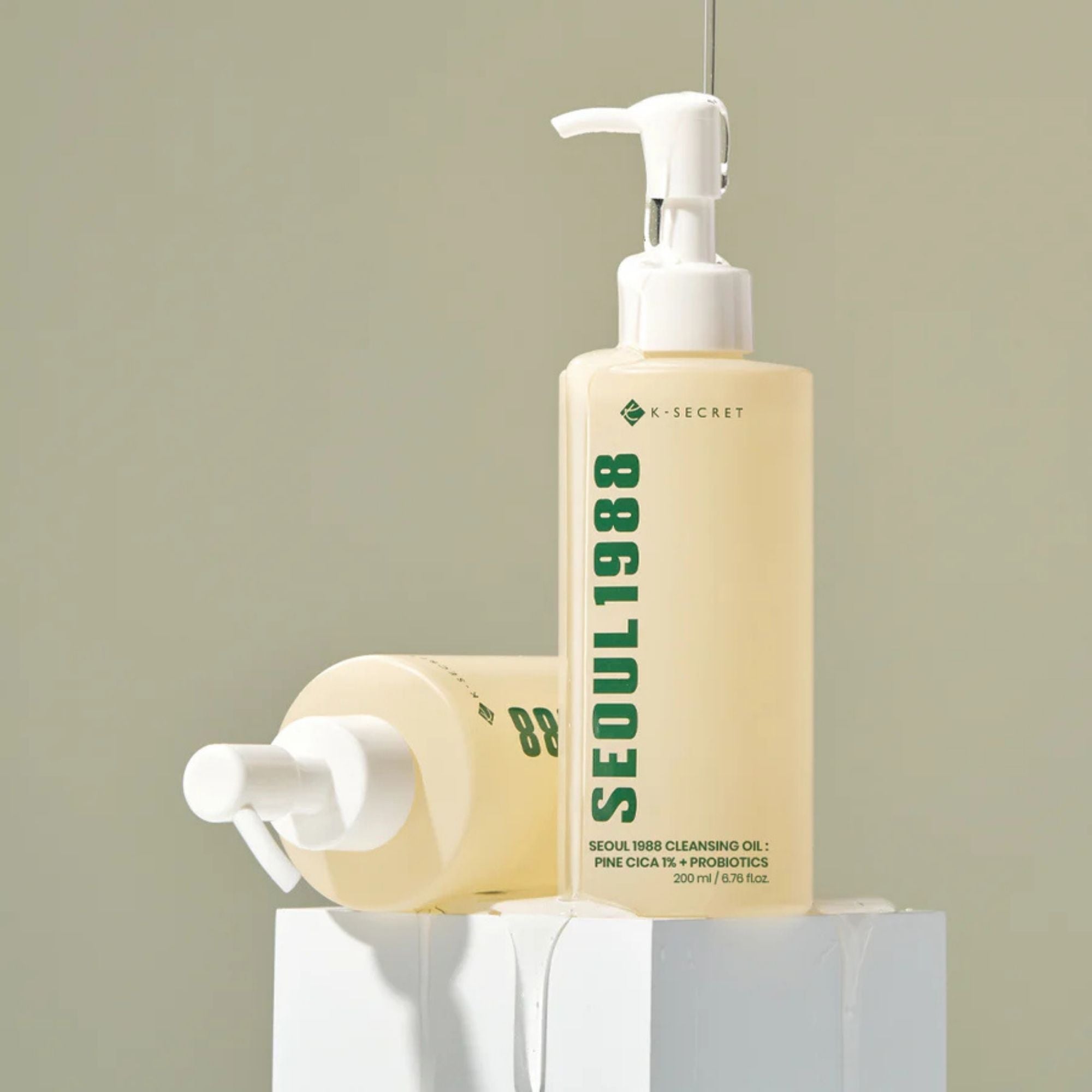 KSECRET SEOUL 1988 Cleansing Oil: Pine Cica 1% + Probiotics valomasis veido aliejus 3