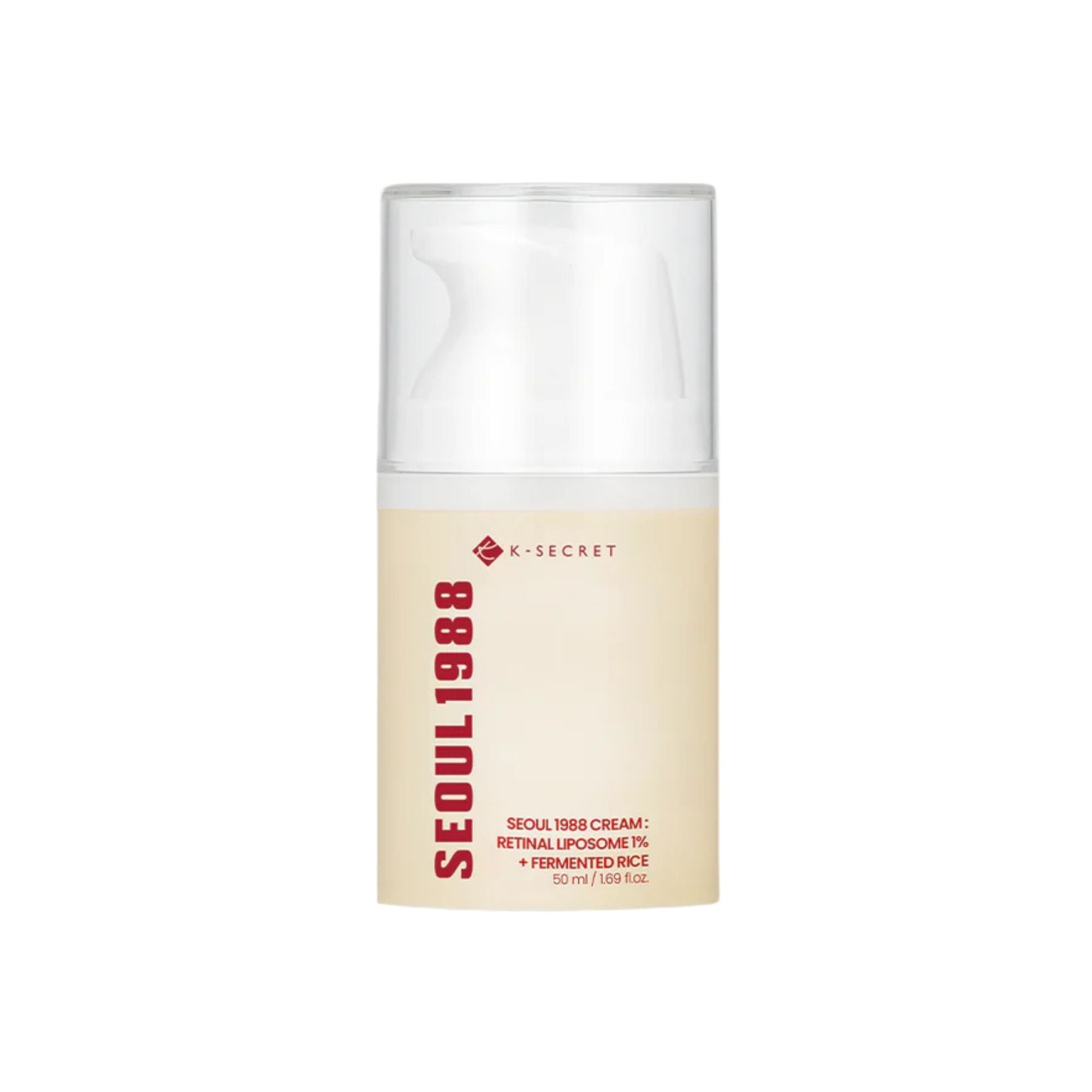KSECRET SEOUL 1988 Cream: Retinal Liposome 1% + Fermented Rice veido kremas