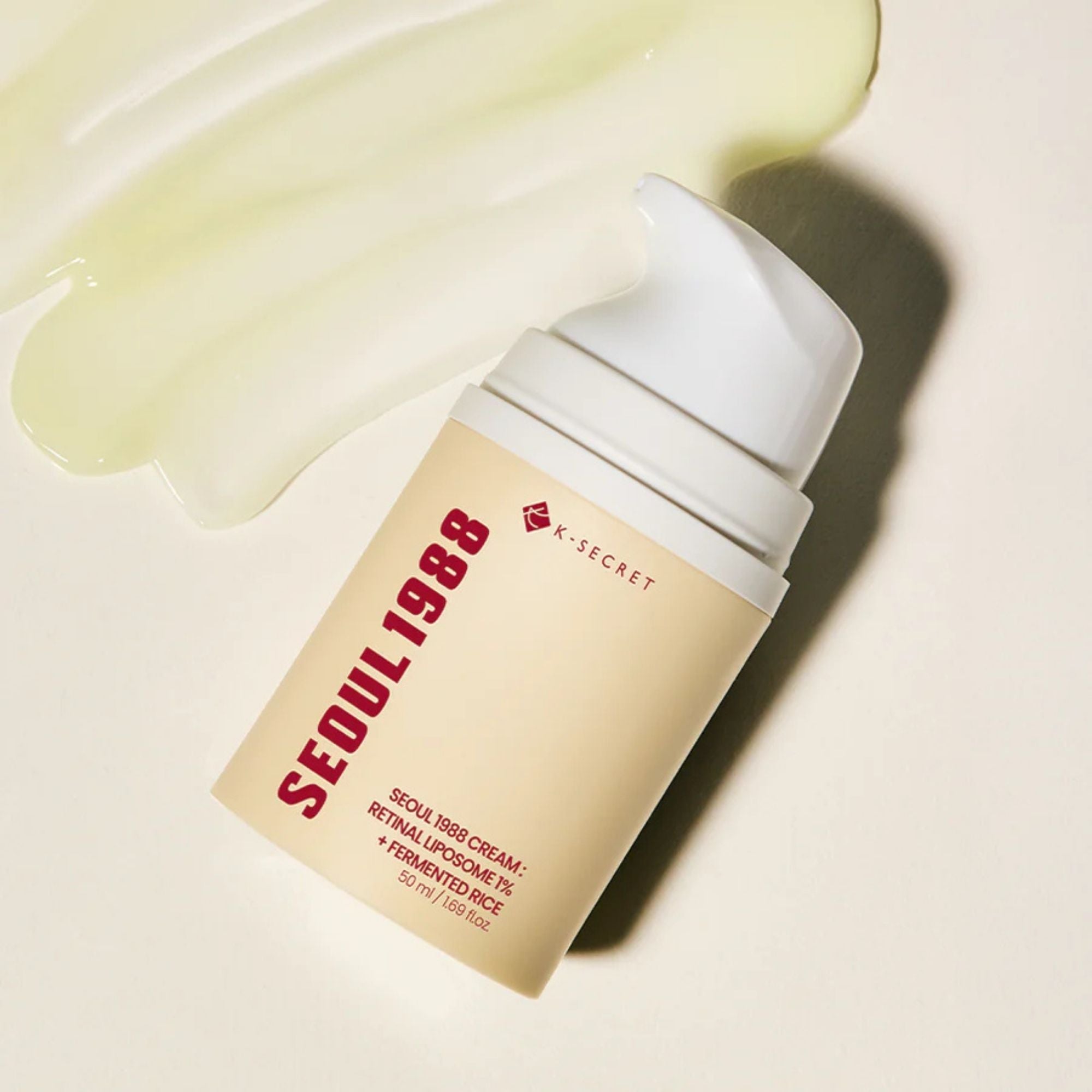 KSECRET SEOUL 1988 Cream: Retinal Liposome 1% + Fermented Rice veido kremas 1