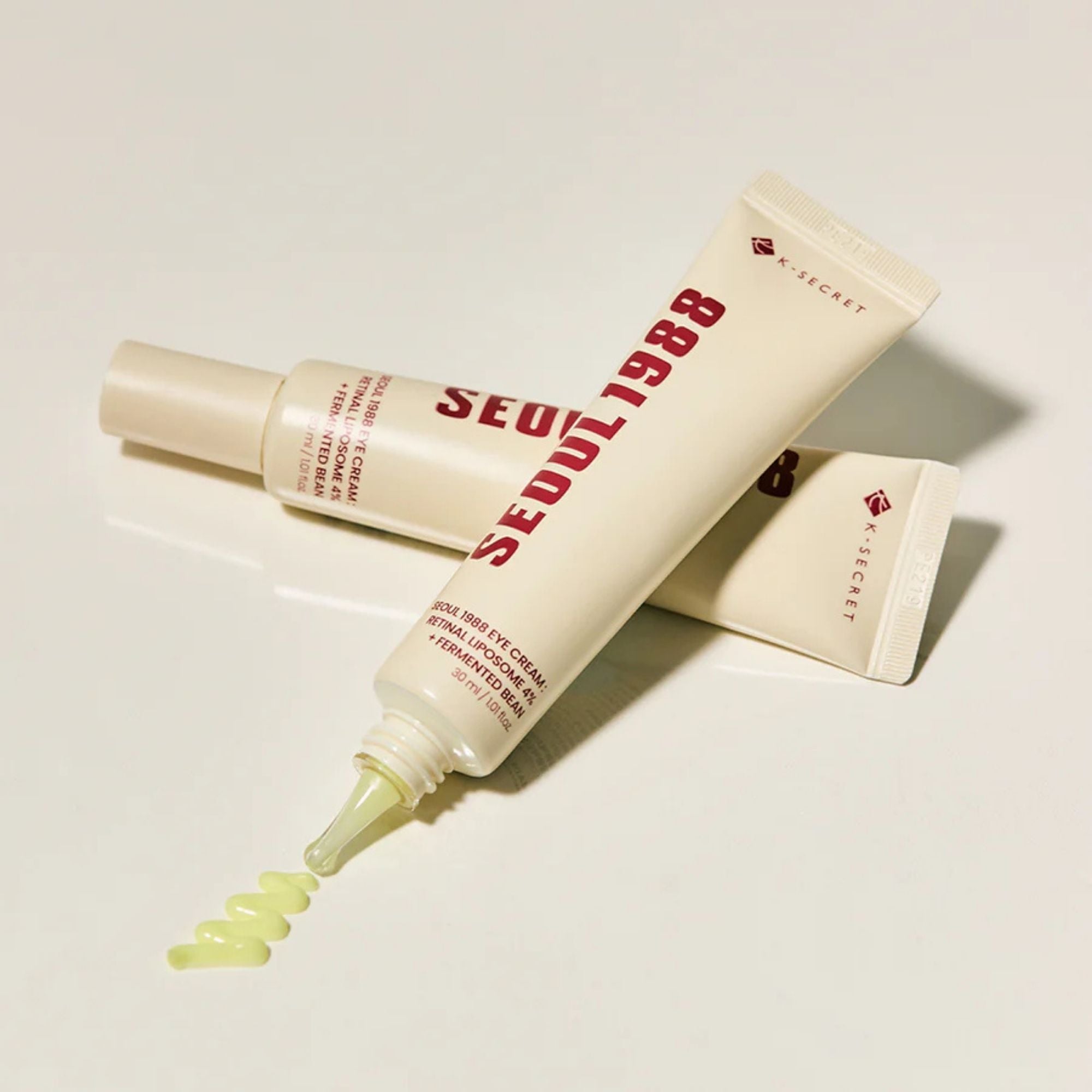 KSECRET SEOUL 1988 Eye Cream: Retinal Liposome 4% + Fermented Bean paakių kremas 1