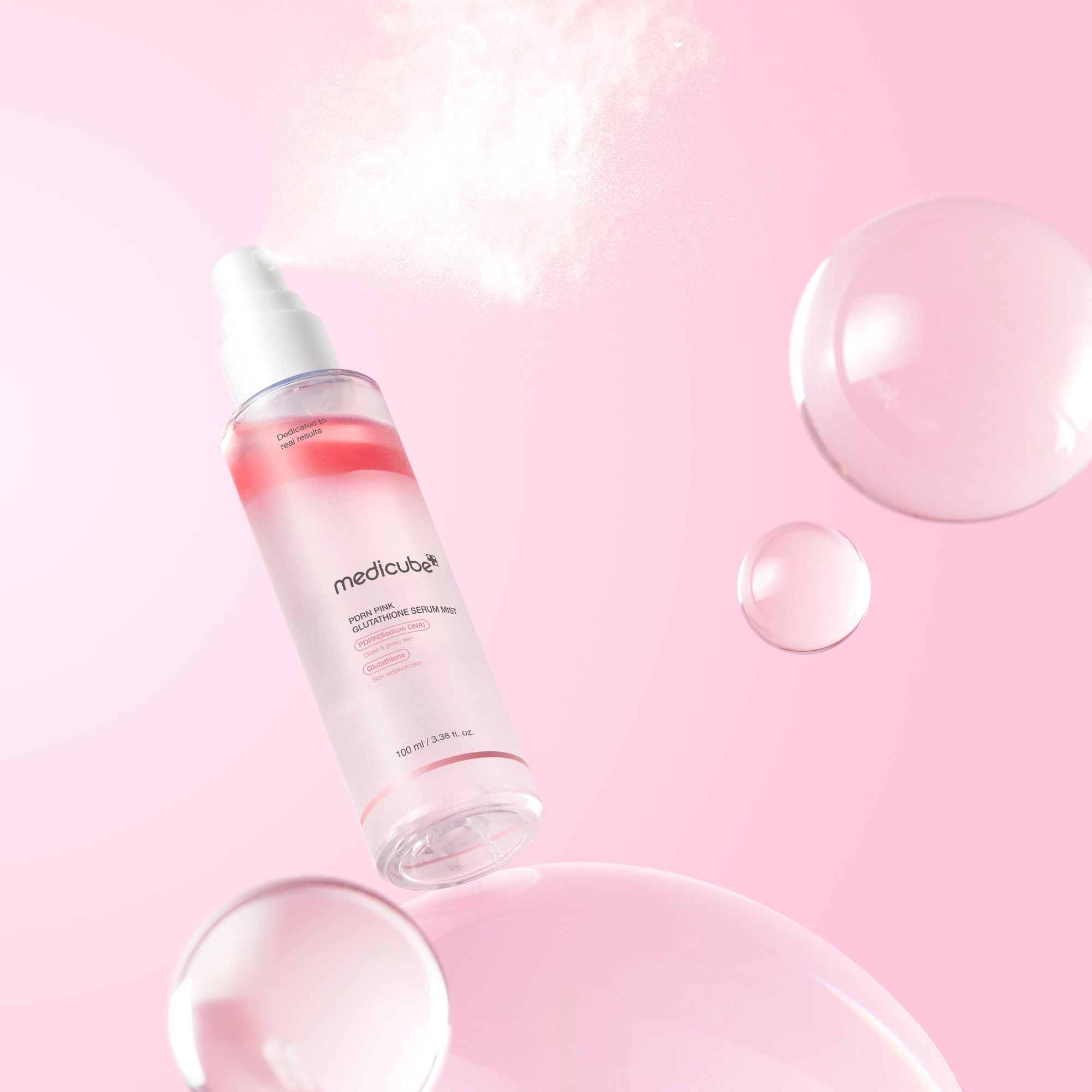MEDICUBE PDRN Pink Glutathione Serum Mist veido dulksna 3