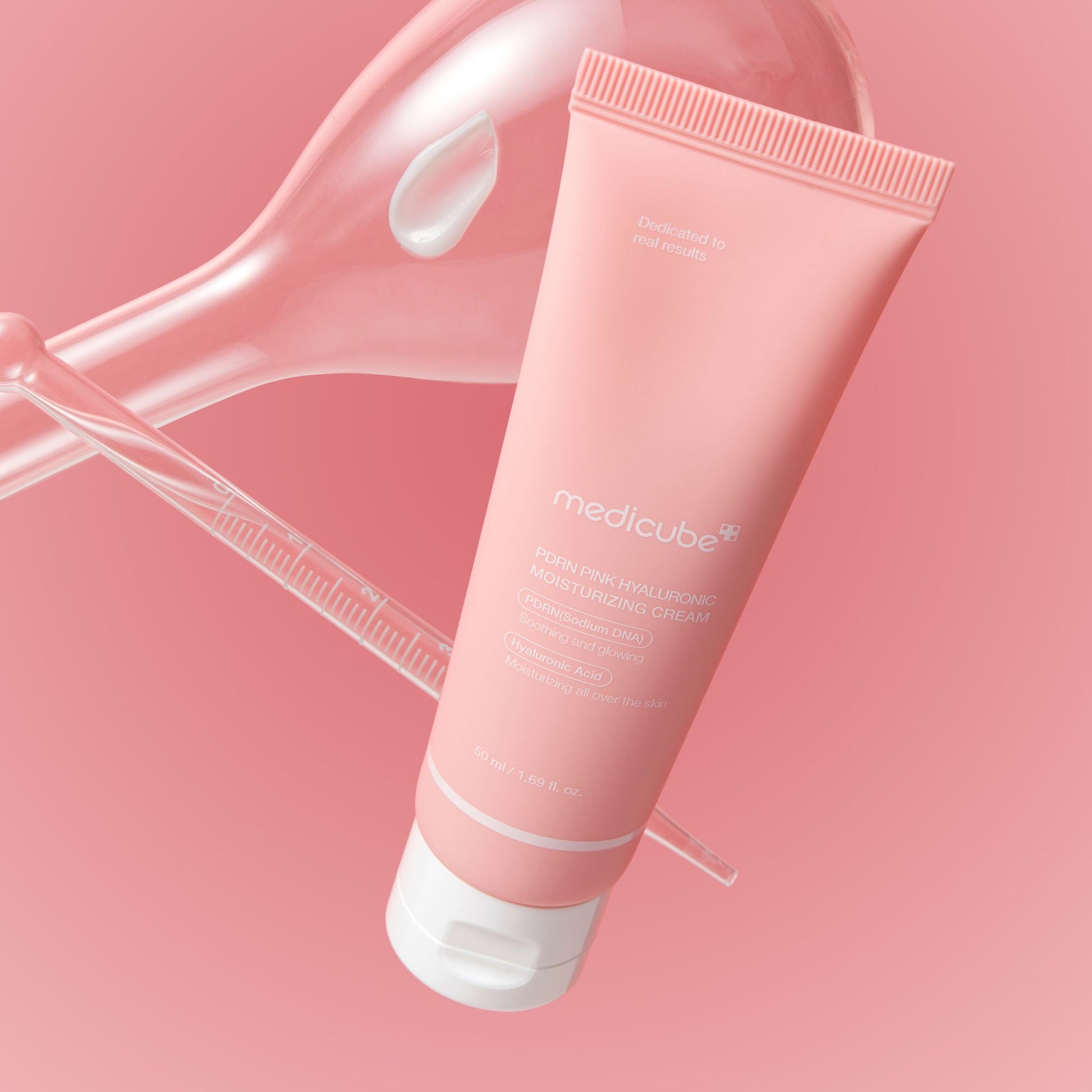 MEDICUBE PDRN Pink Hyaluronic Moisturizing Cream veido kremas 3
