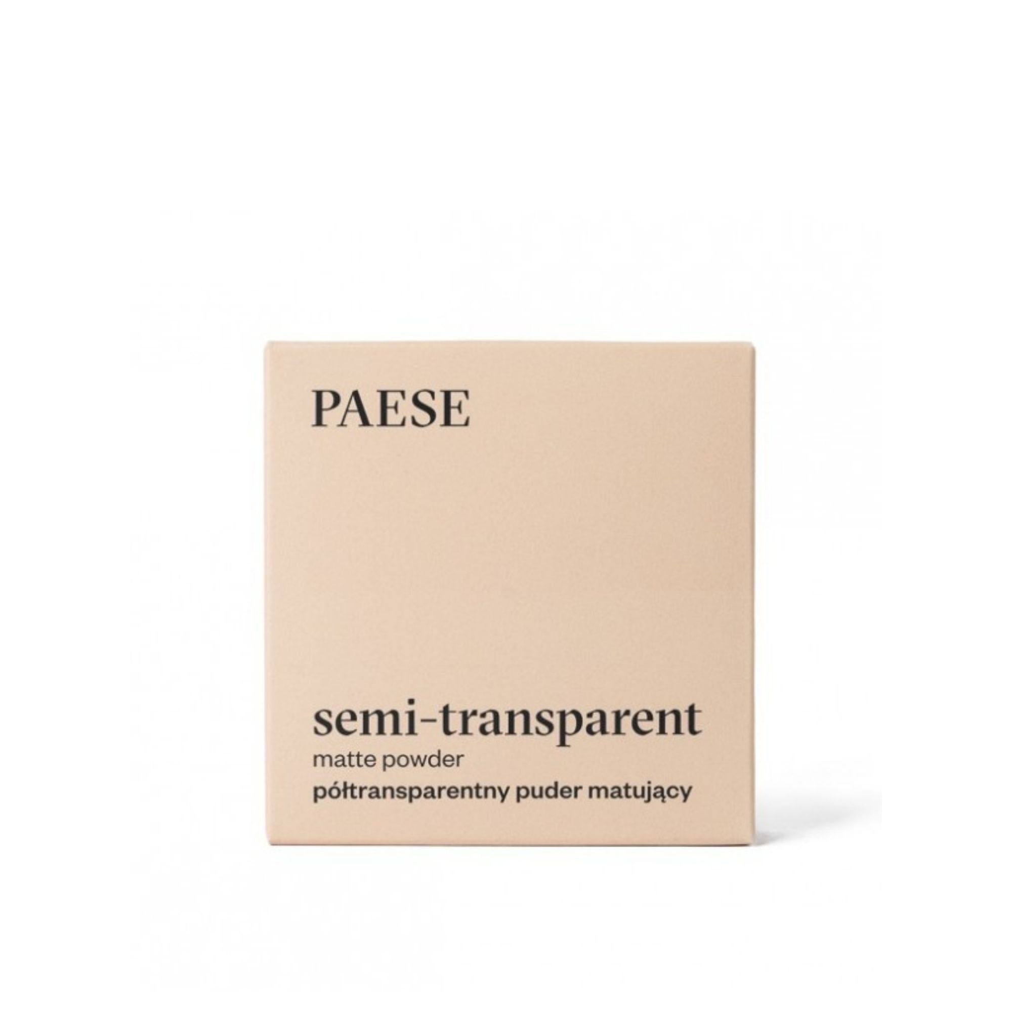 PAESE Matte Powder Semitransparent skaidri kompaktinė pudra 1
