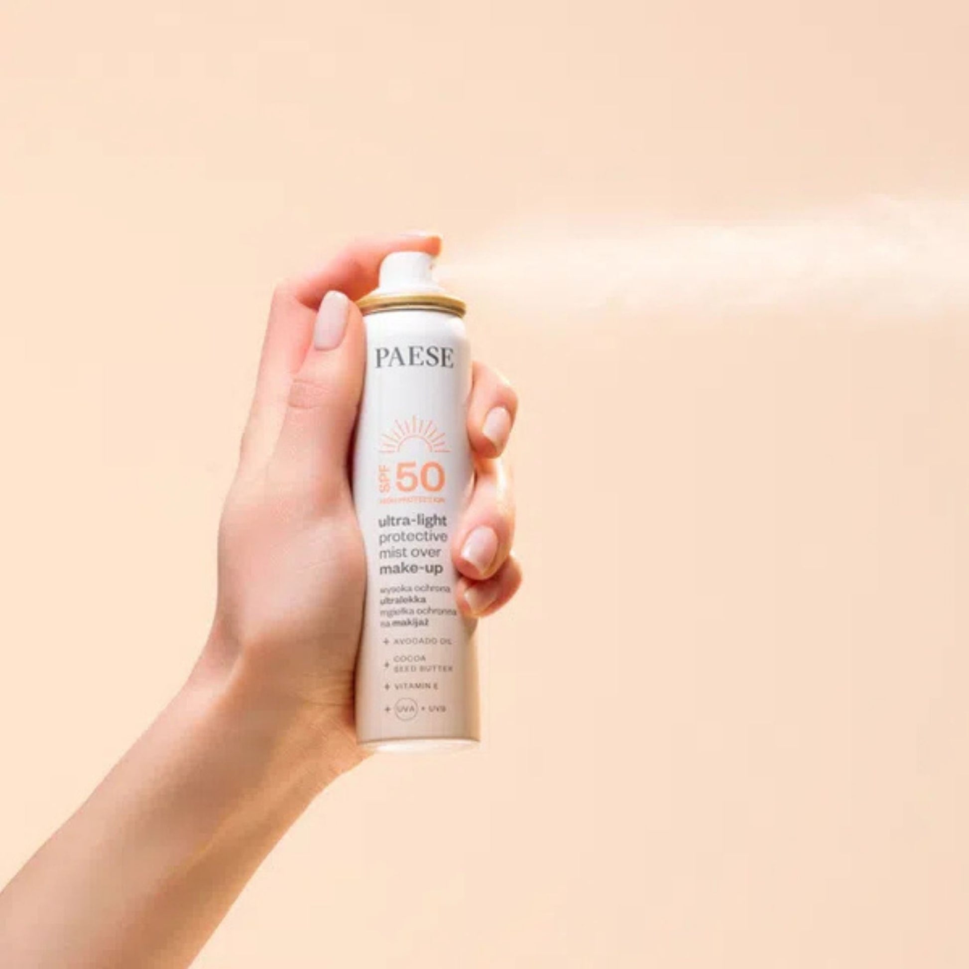 PAESE makiažo dulksna su SPF50 2