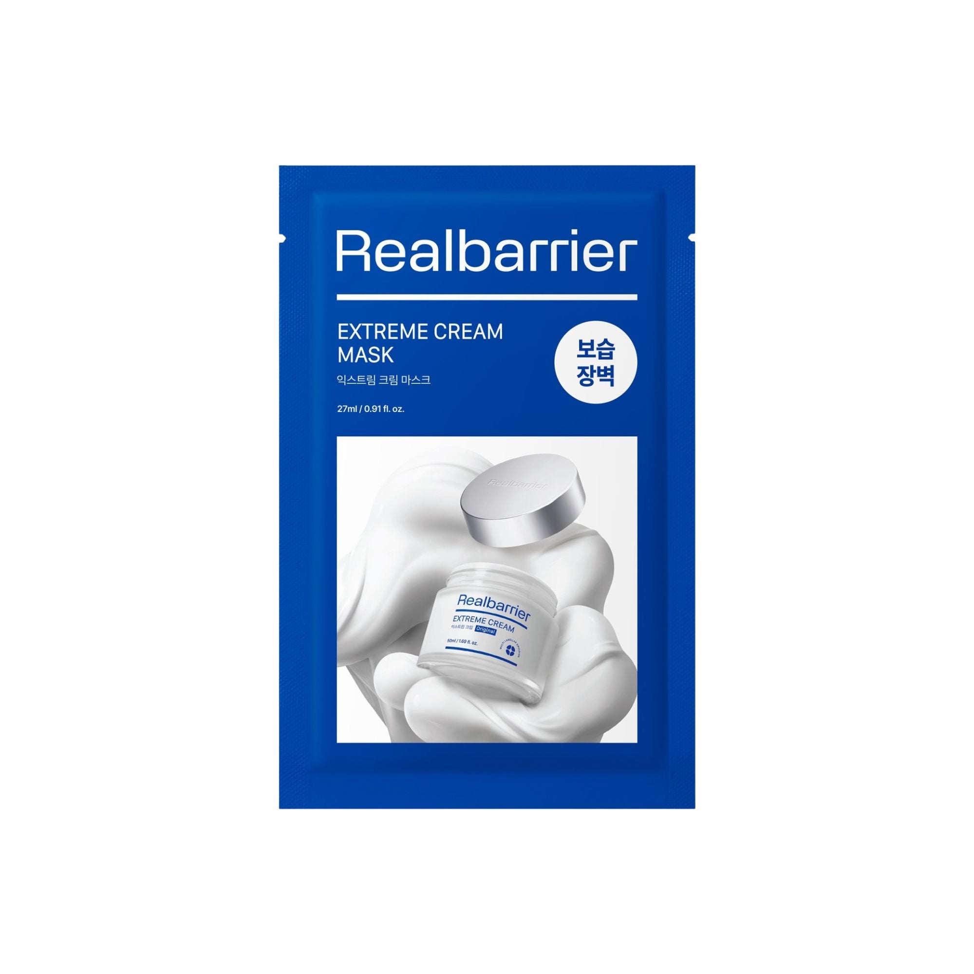 Real Barrier Extreme Cream Mask drėkinanti lakštinė-kreminė veido kaukė 1