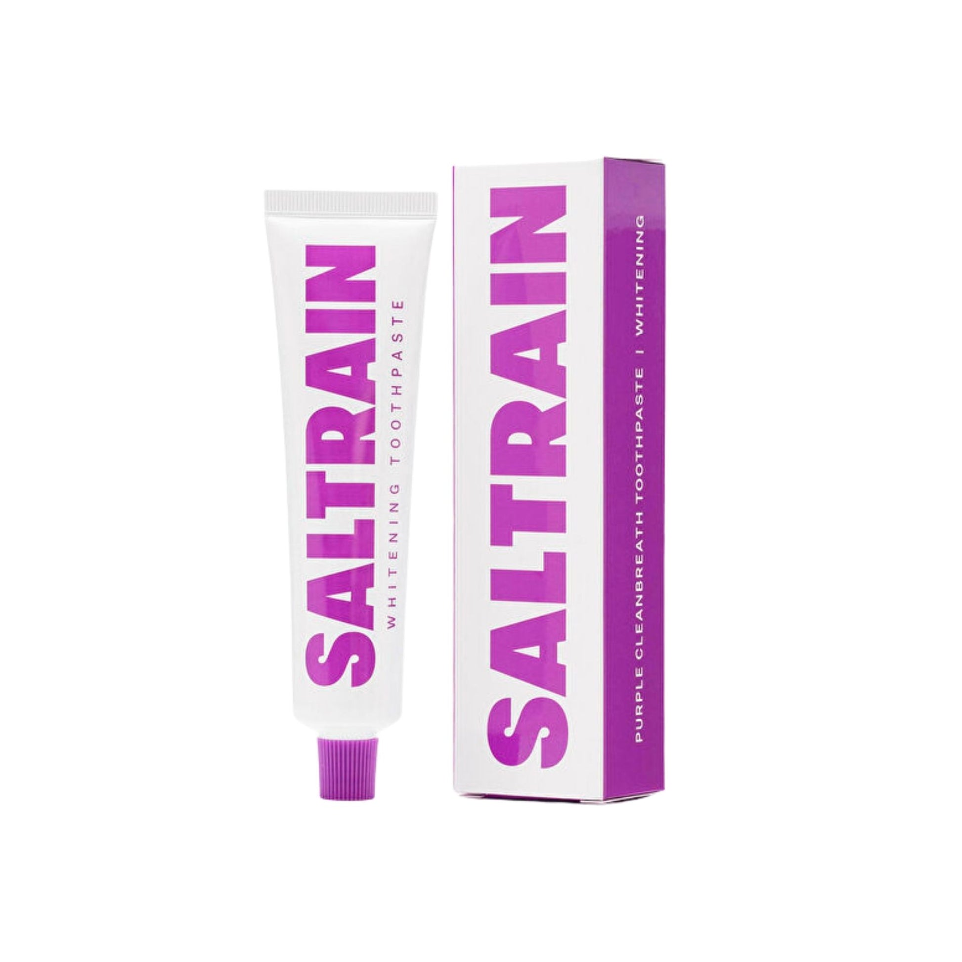 SALTRAIN Purple Clean Breath Whitening Toothpaste balinanti dantų pasta 2