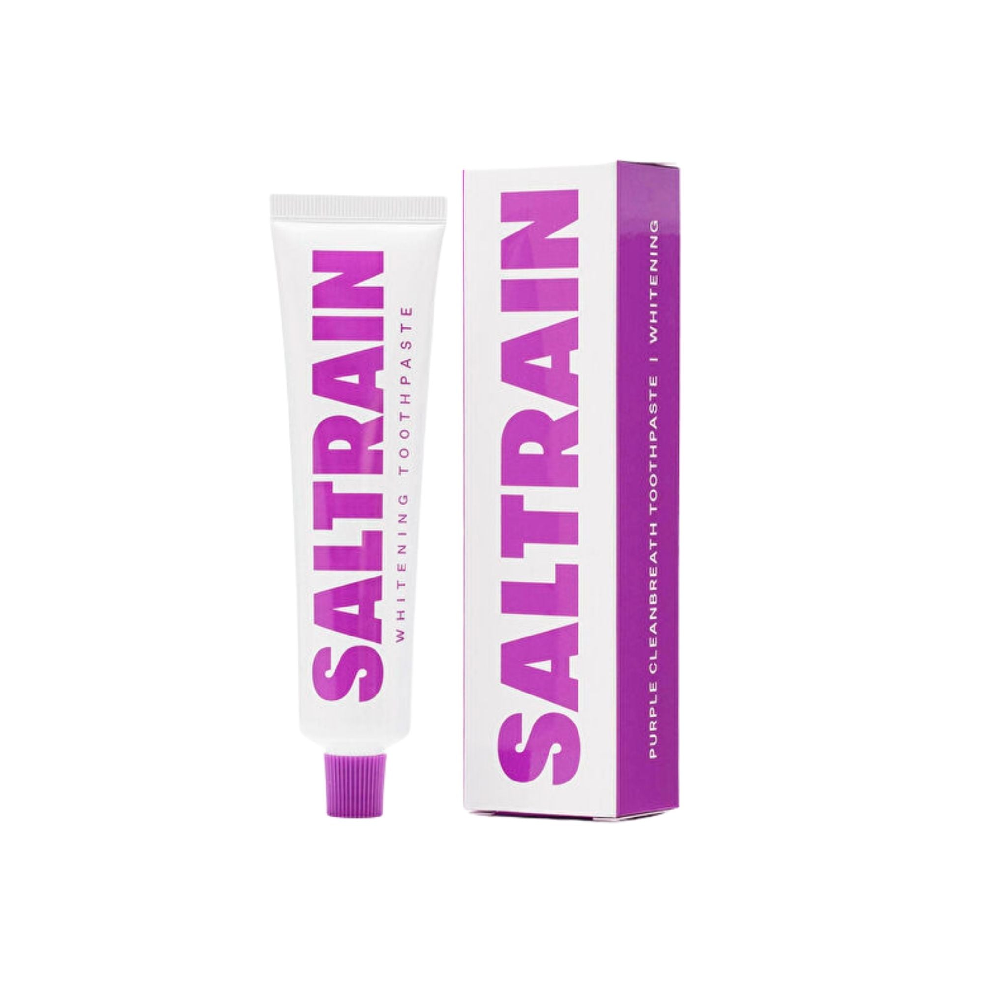 SALTRAIN Purple Clean Breath Whitening Toothpaste balinanti dantų pasta 2
