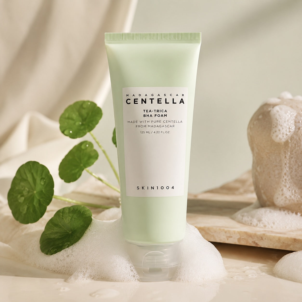 SKIN1004 Madagascar Centella Tea-Trica BHA Foam veido prausiklis
