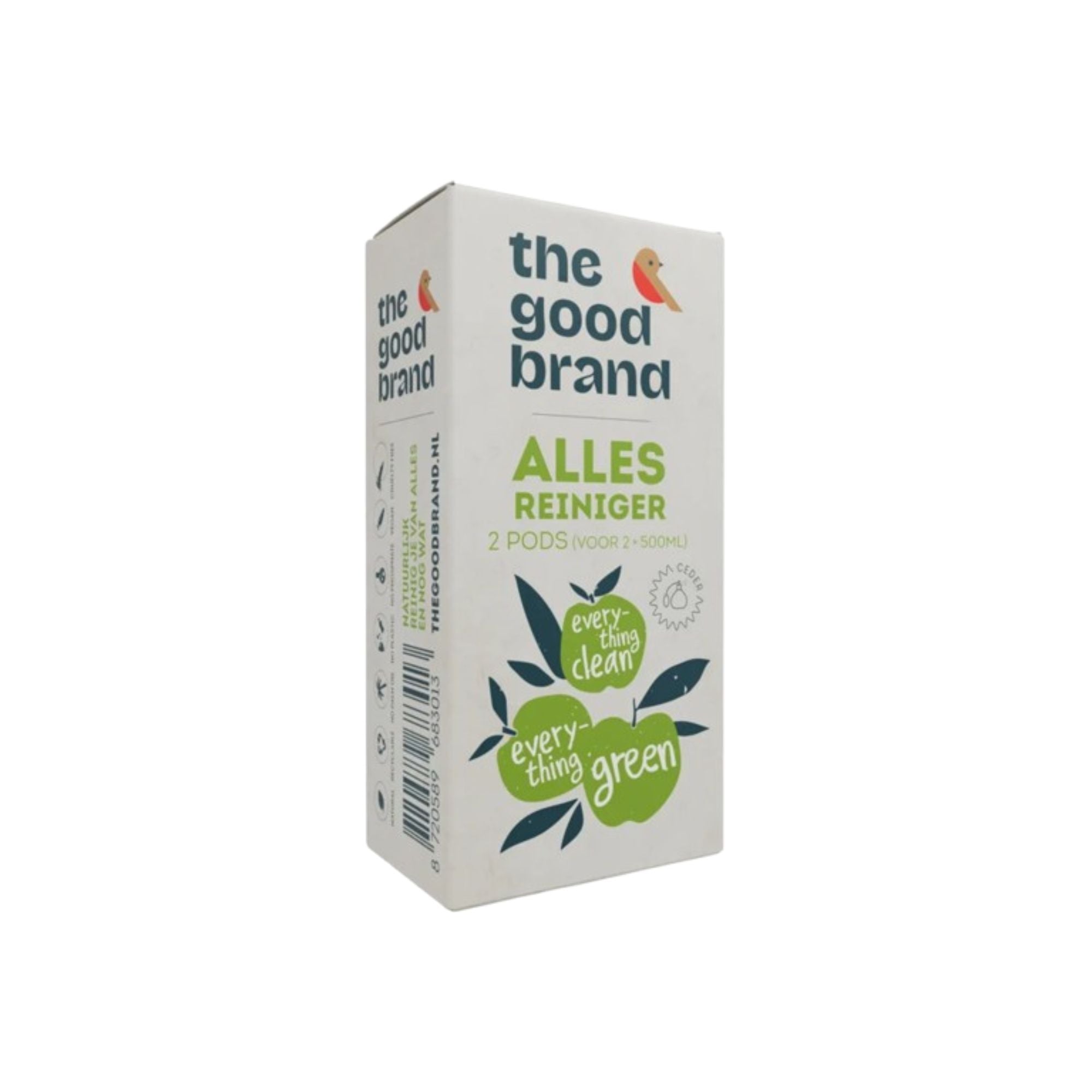 The Good Brand All-Purpose Cleaning Pods universalios valymo kapsulės, 2 vnt.