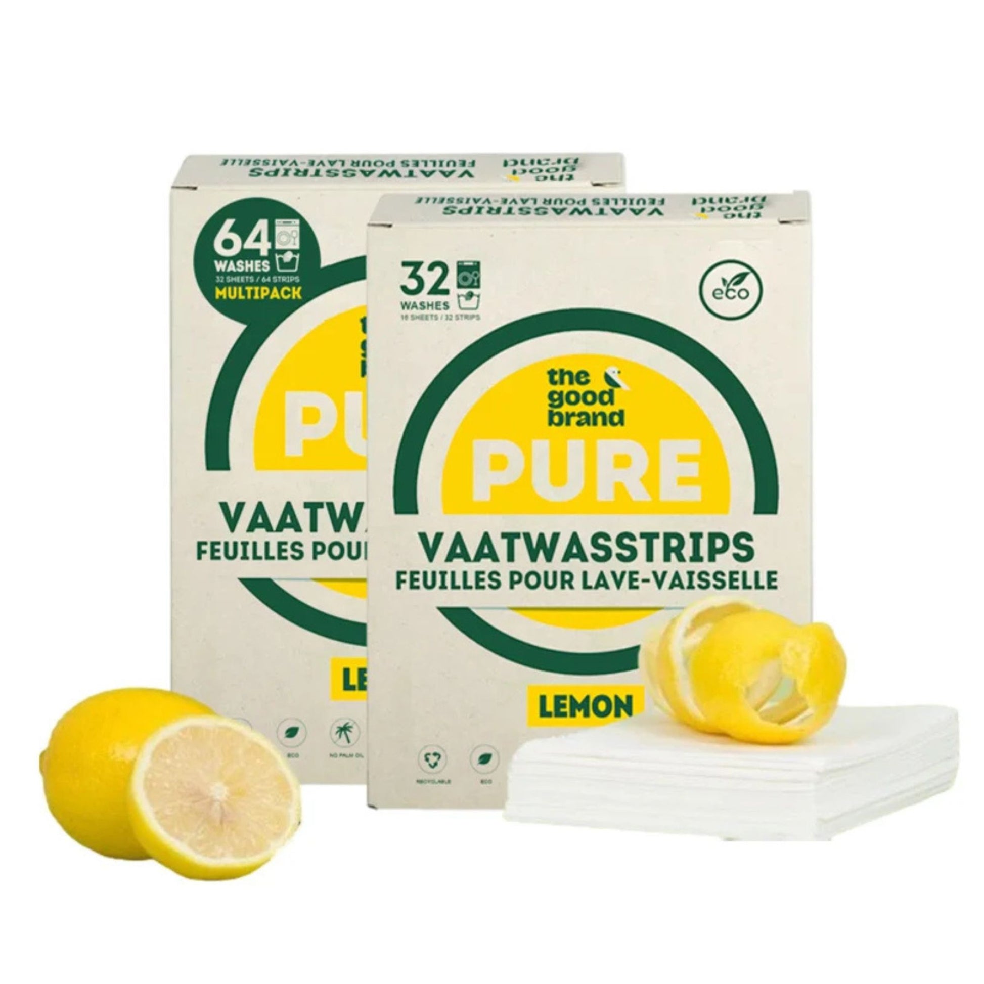 The Good Brand Dishwasher Sheets Lemon indaplovės juostelės