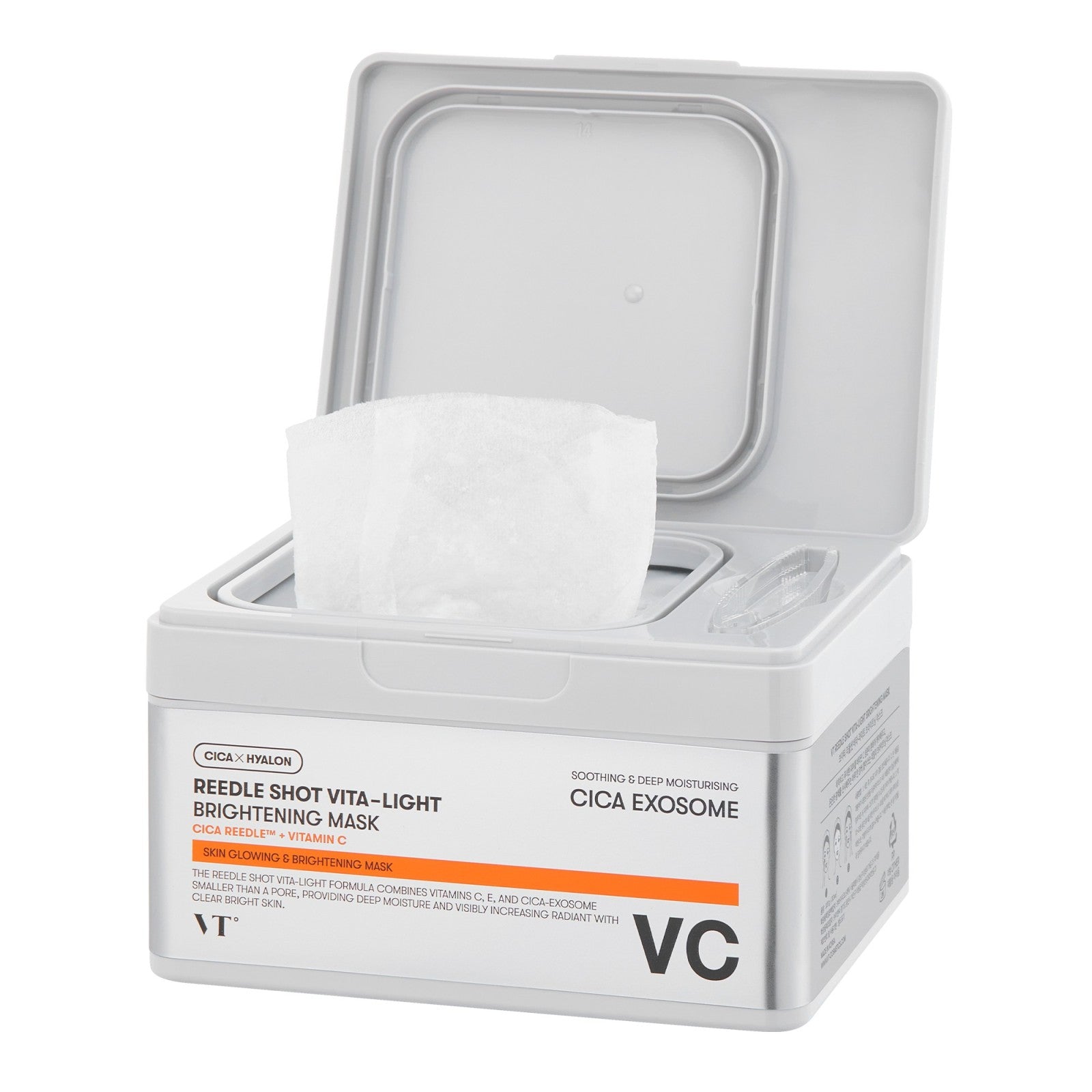 VT Cosmetics Reedle Shot Vita-Light Brightening Mask veido kaukės 2