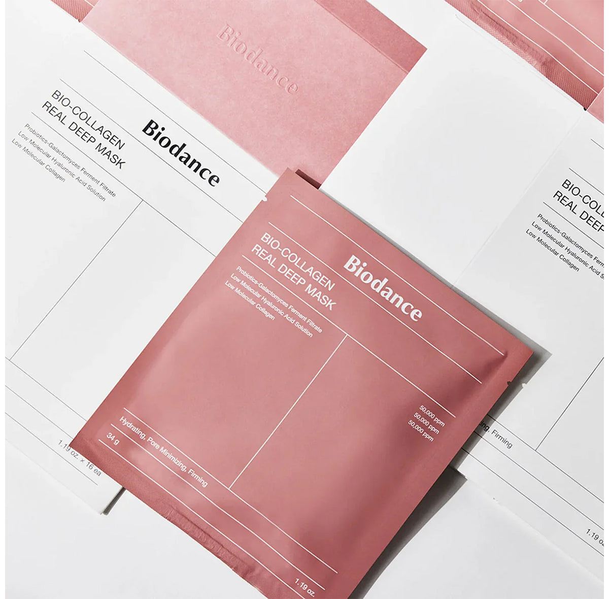 BIODANCE "Bio-Collagen Real Deep Mask" veido kaukė su kolagenu