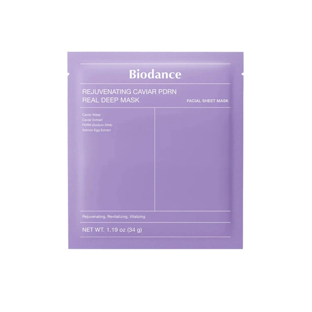 "Rejuvenating Caviar PDRN Real Deep Mask" veido kaukė su ikrų ekstraktu ir PDRN