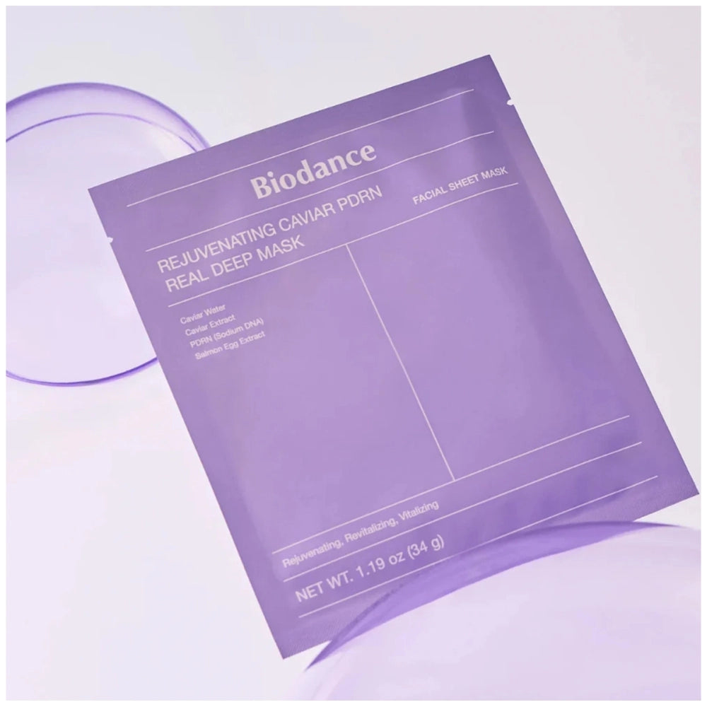 "Rejuvenating Caviar PDRN Real Deep Mask" veido kaukė su ikrų ekstraktu ir PDRN