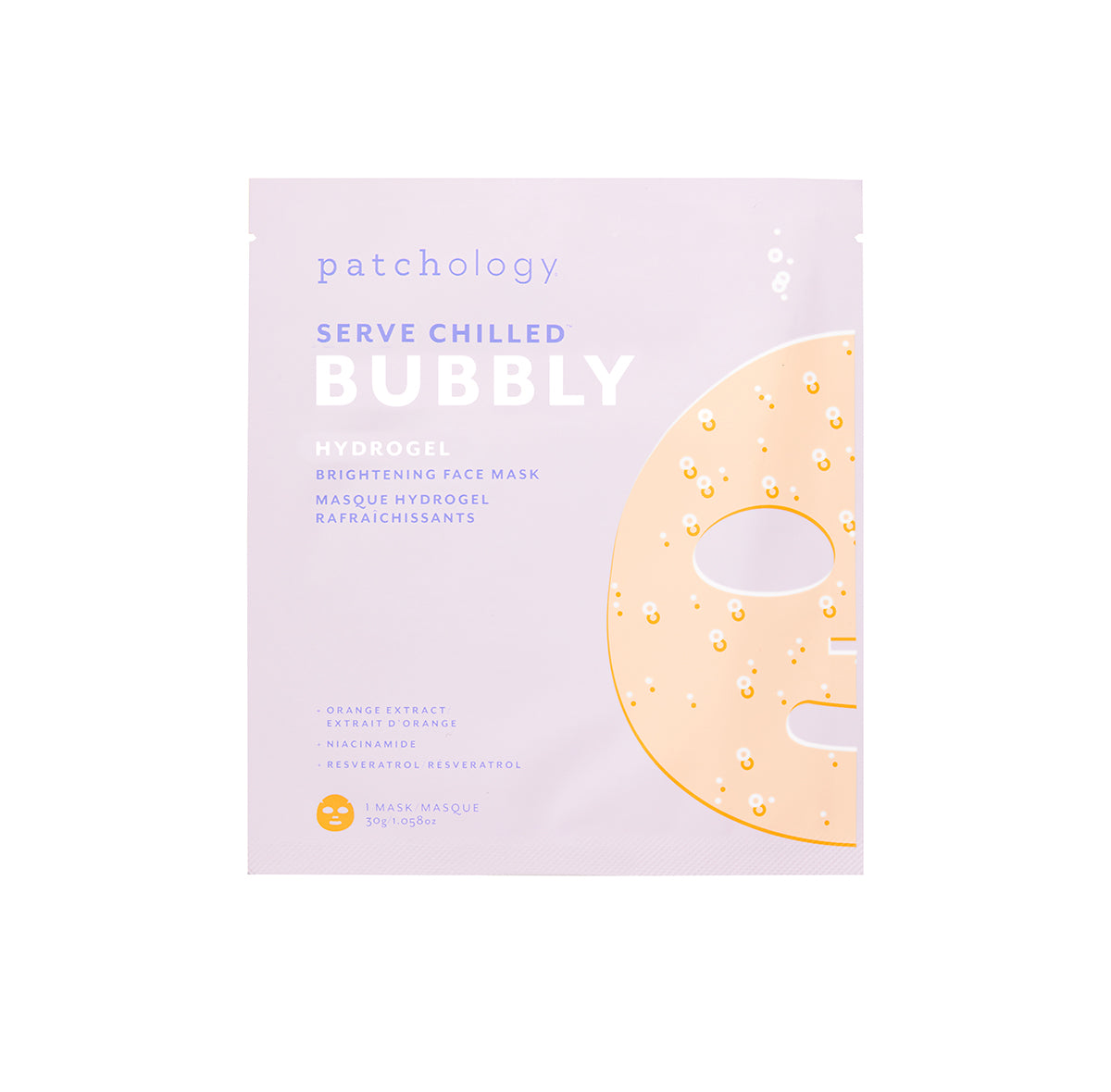 „Bubbly“ hidrogelio veido kaukė