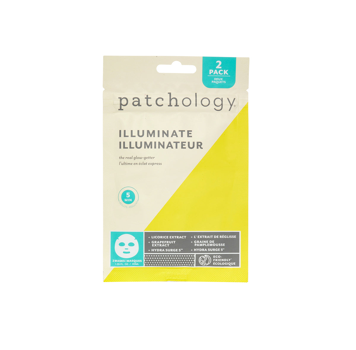 Flashmasque® spindesio suteikiančios veido kaukės