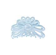 "Flower Claw 8 cm Light Blue" plaukų segtukas