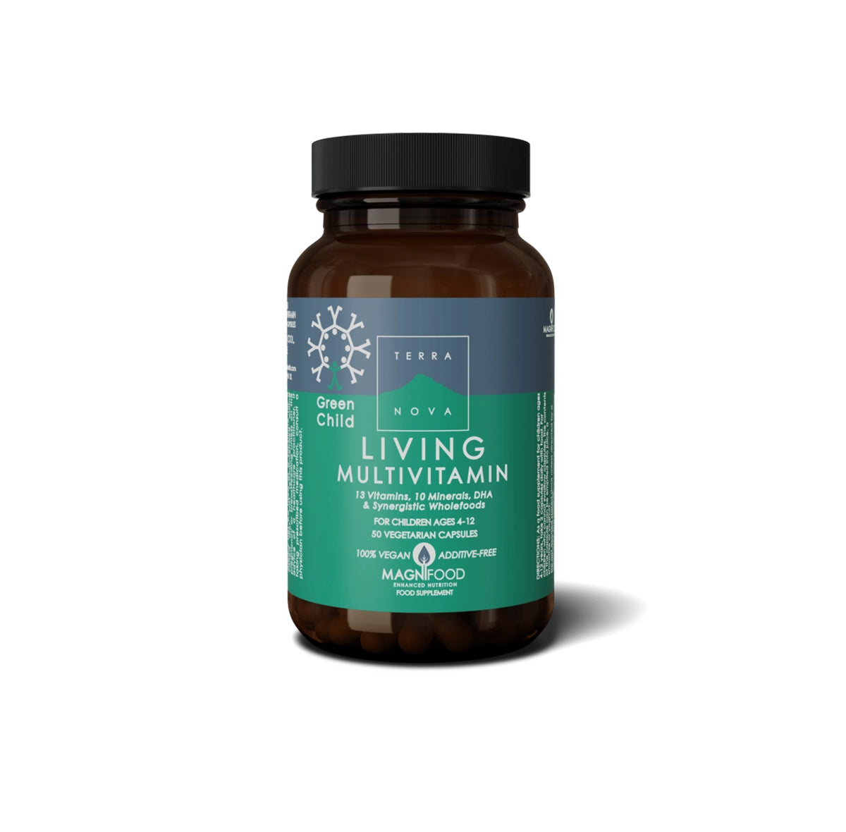 Green Child Living Multivitamin (Multivitaminų kompleksas vaikams) - 50 kapsulių