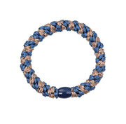"Kknekki Indigo Taupe glitter stripe" plaukų gumelė