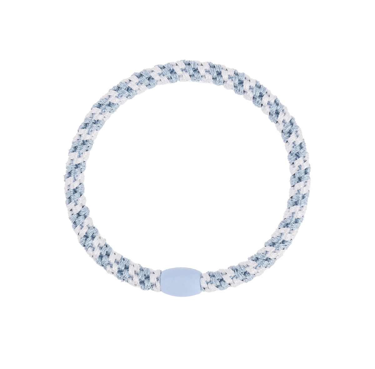 “Kknekki Slim Sea Blue White” plaukų gumelė