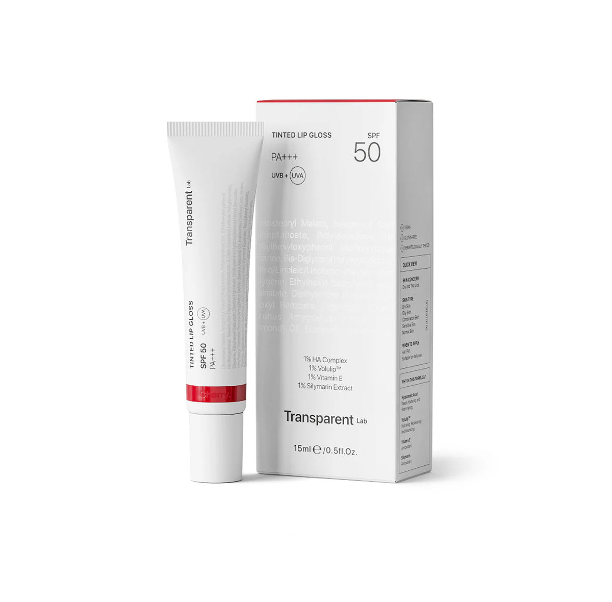 "Lip Tinted Gloss" SPF50 lūpų balzamas su atspalviu -  Cherry