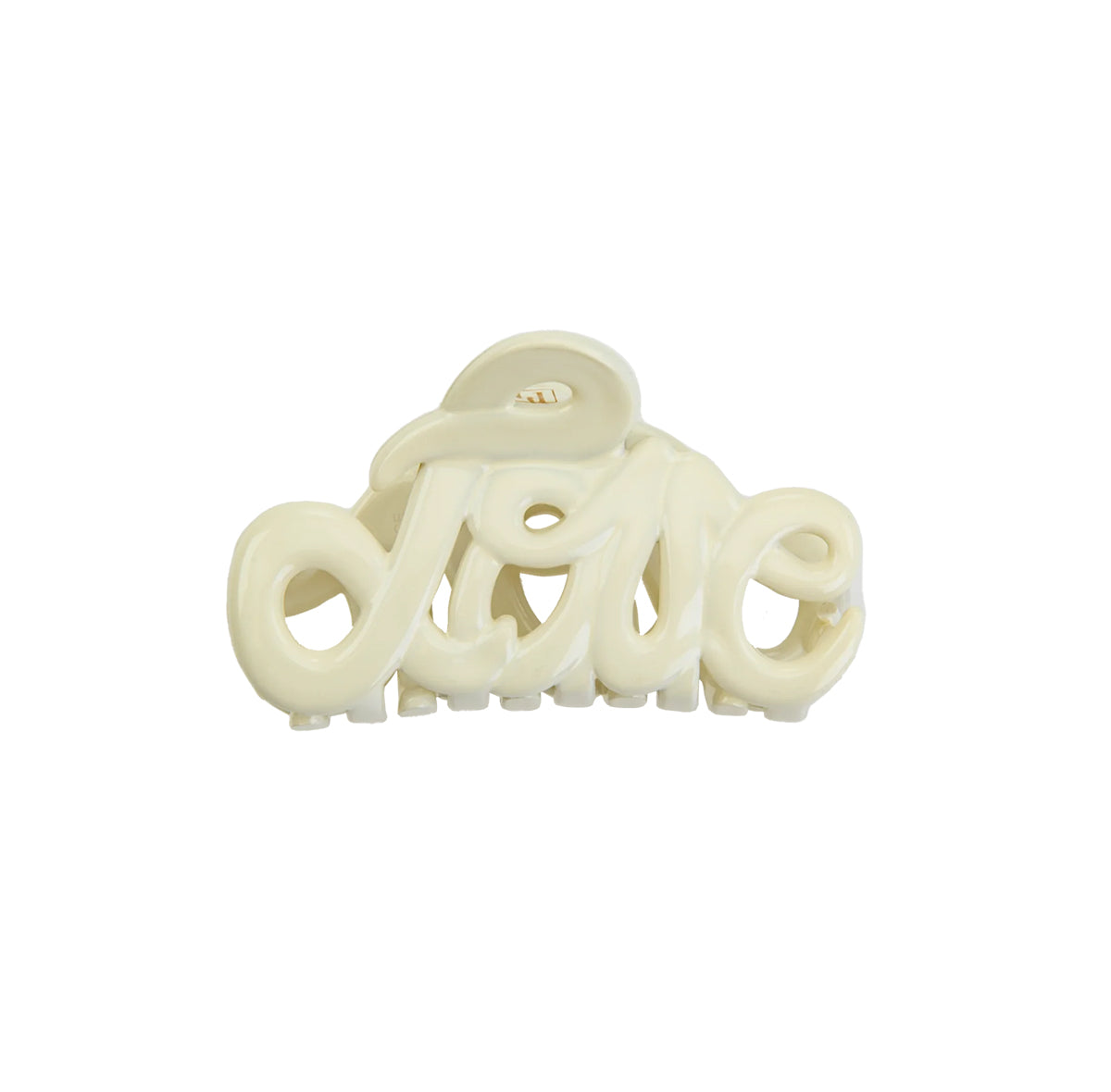 “Love Claw 5 cm Ivory” plaukų segtukas